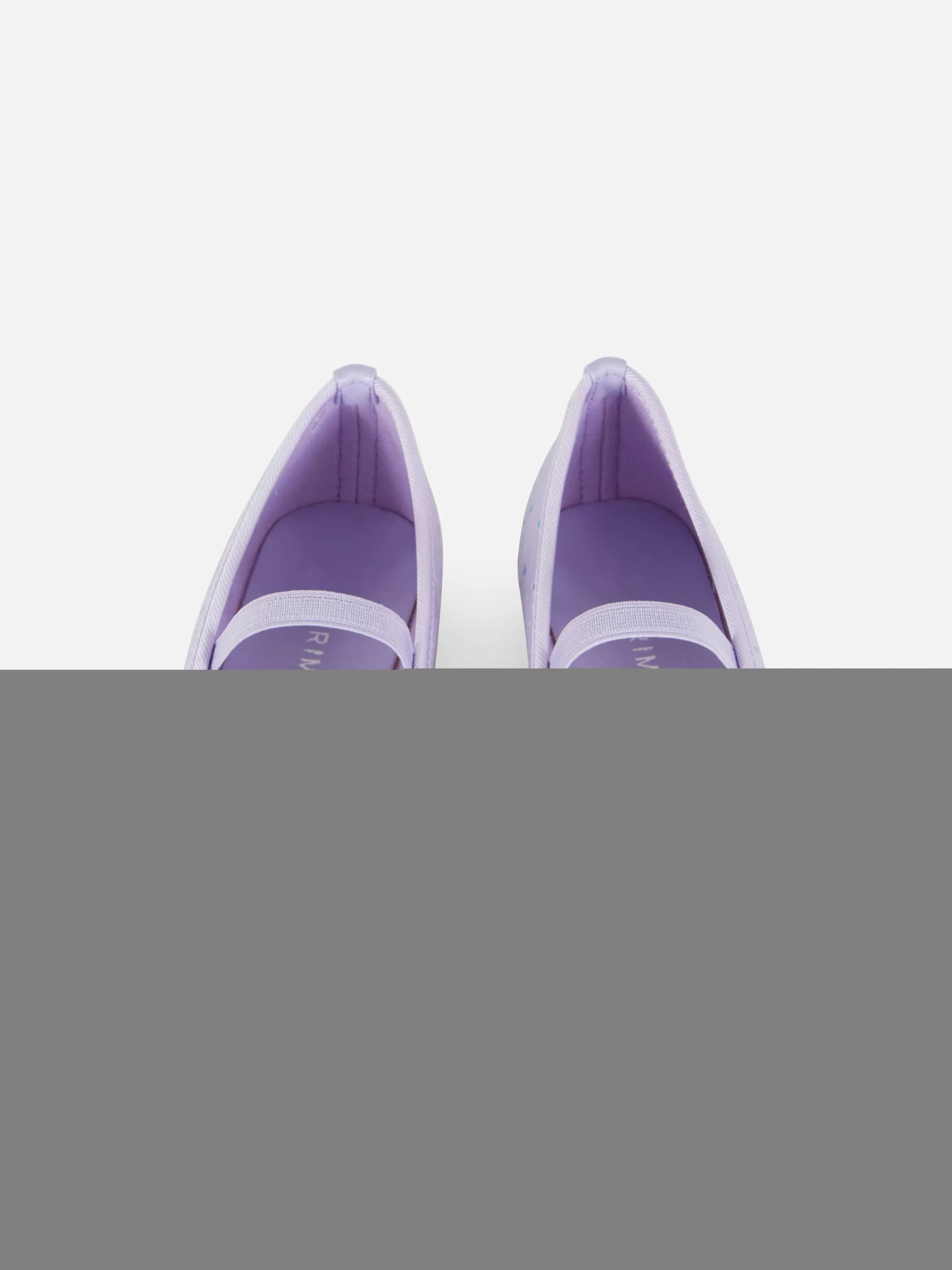 Cheap Primark Ballerines Ajourées à Cœur Lilas