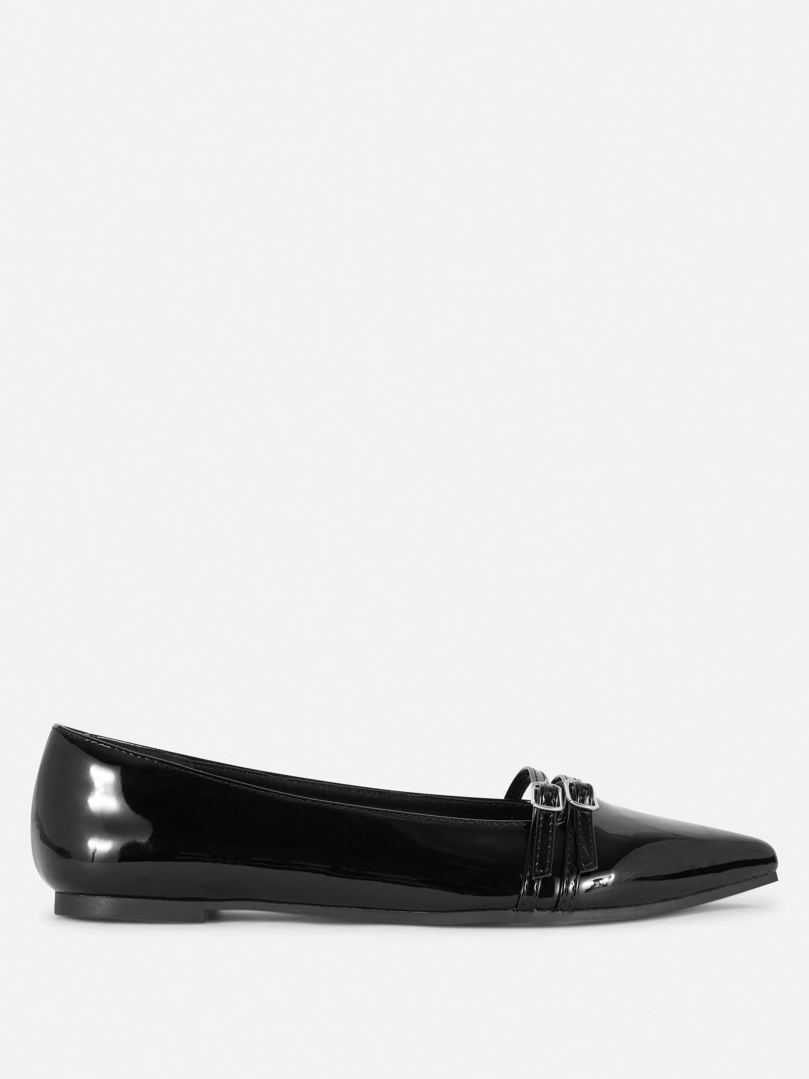 Flash Sale Primark Ballerines Vernies à Bout Pointu Noir