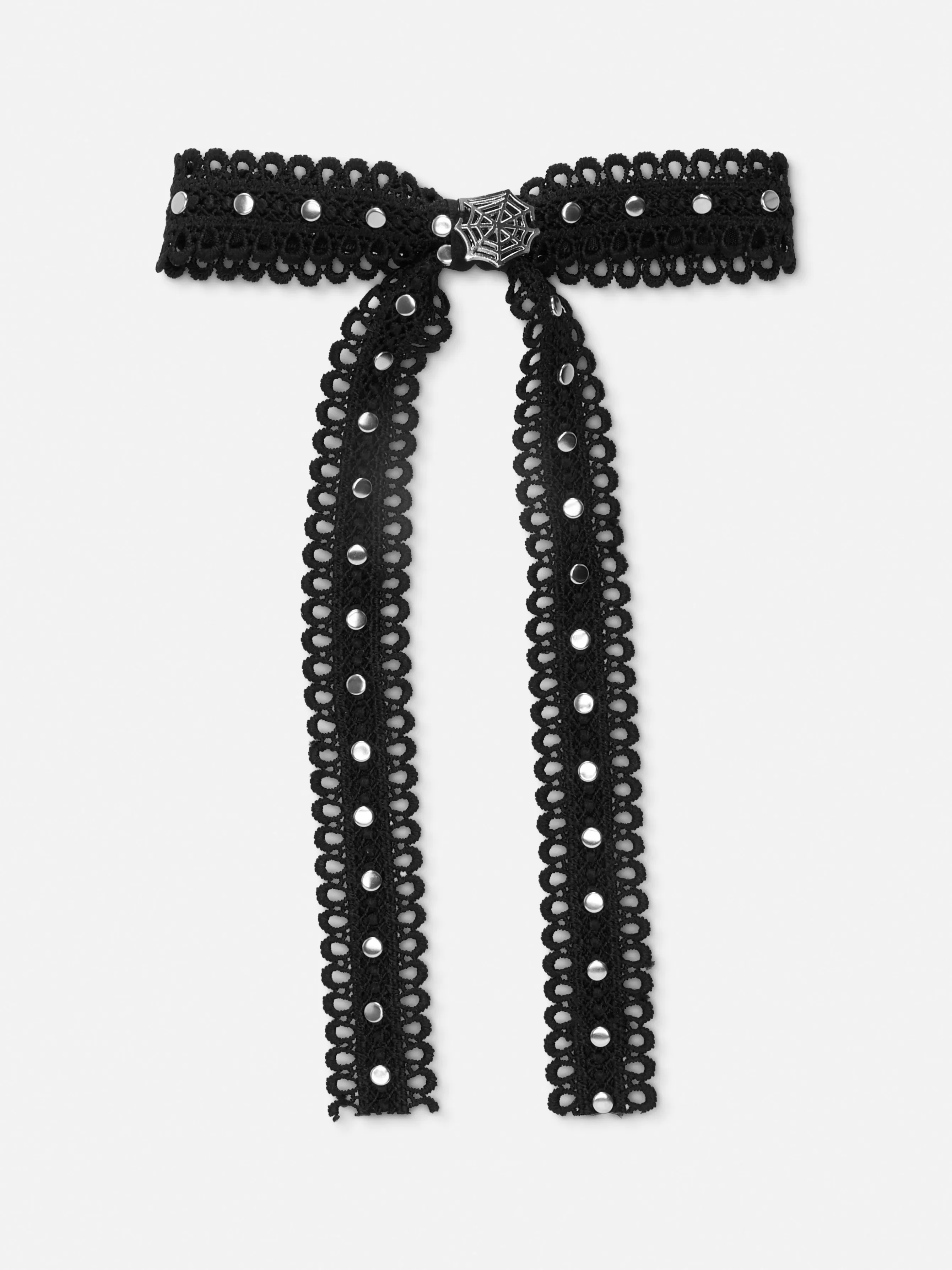 Sale Primark Barrette Avec Nœud En Dentelle Halloween Noir