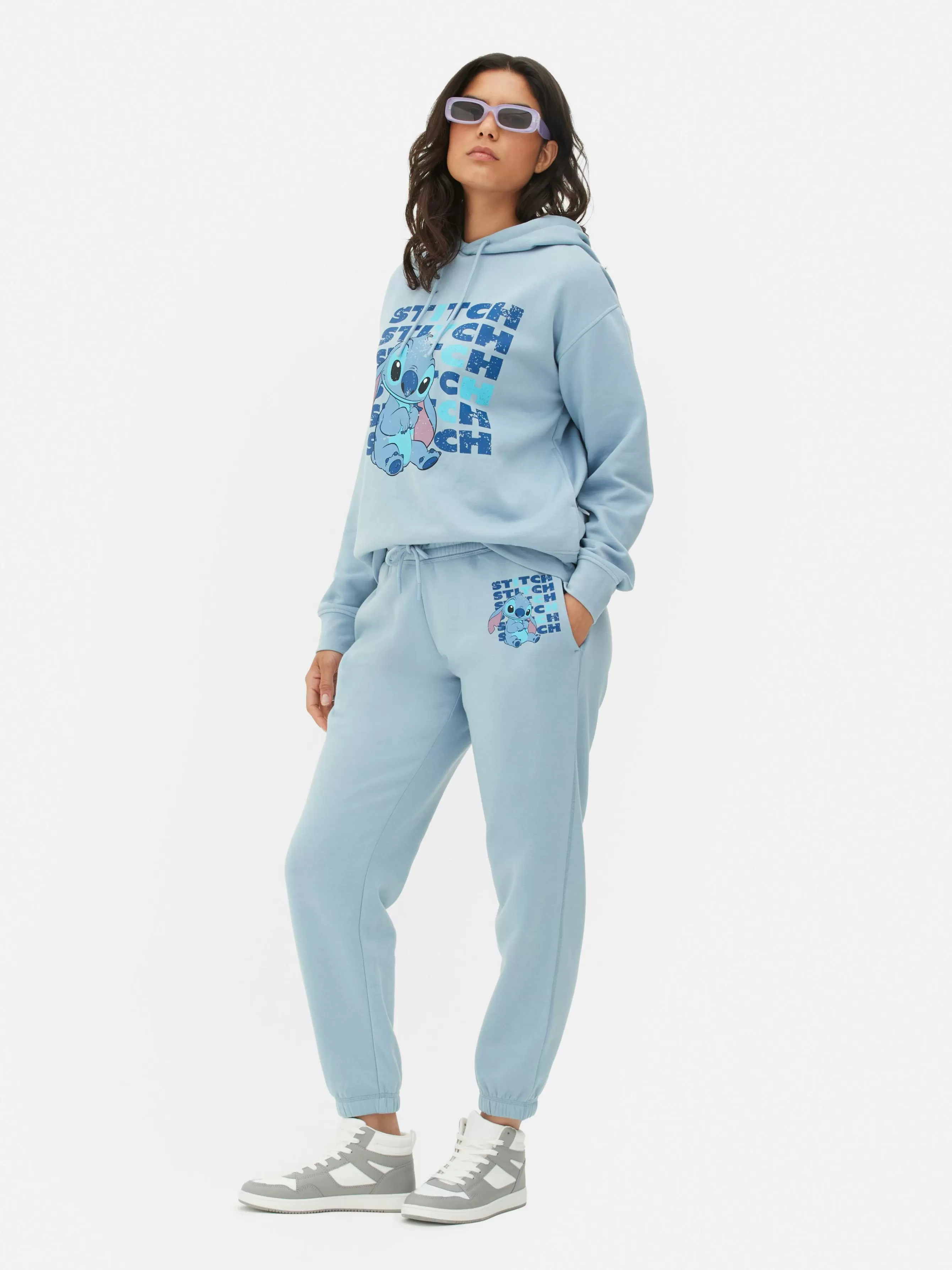 New Primark Bas De Jogging à Coordonner Disney Stitch Bleu