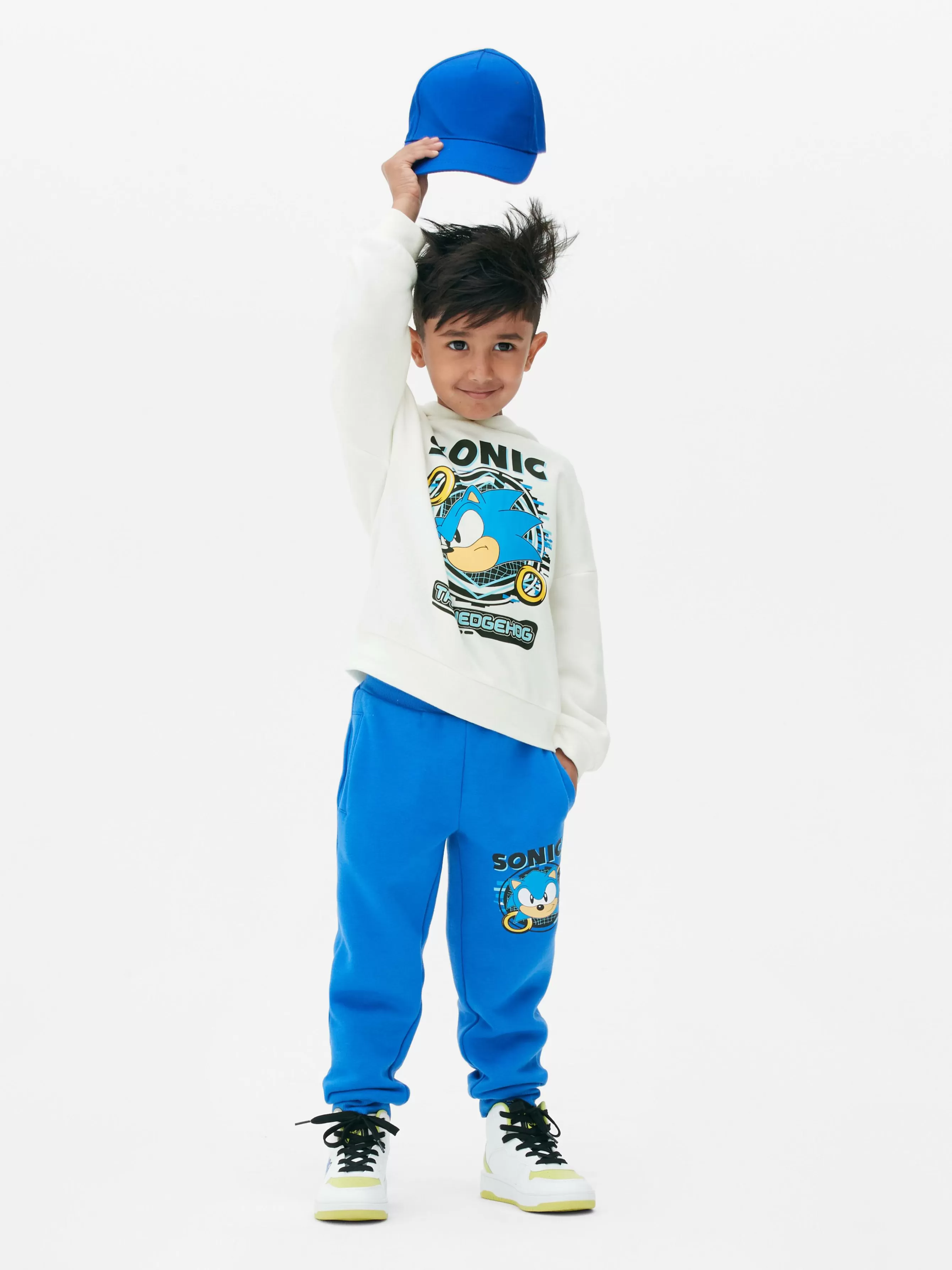 Fashion Primark Bas De Jogging à Cordon De Serrage Sonic Le Hérisson Bleu