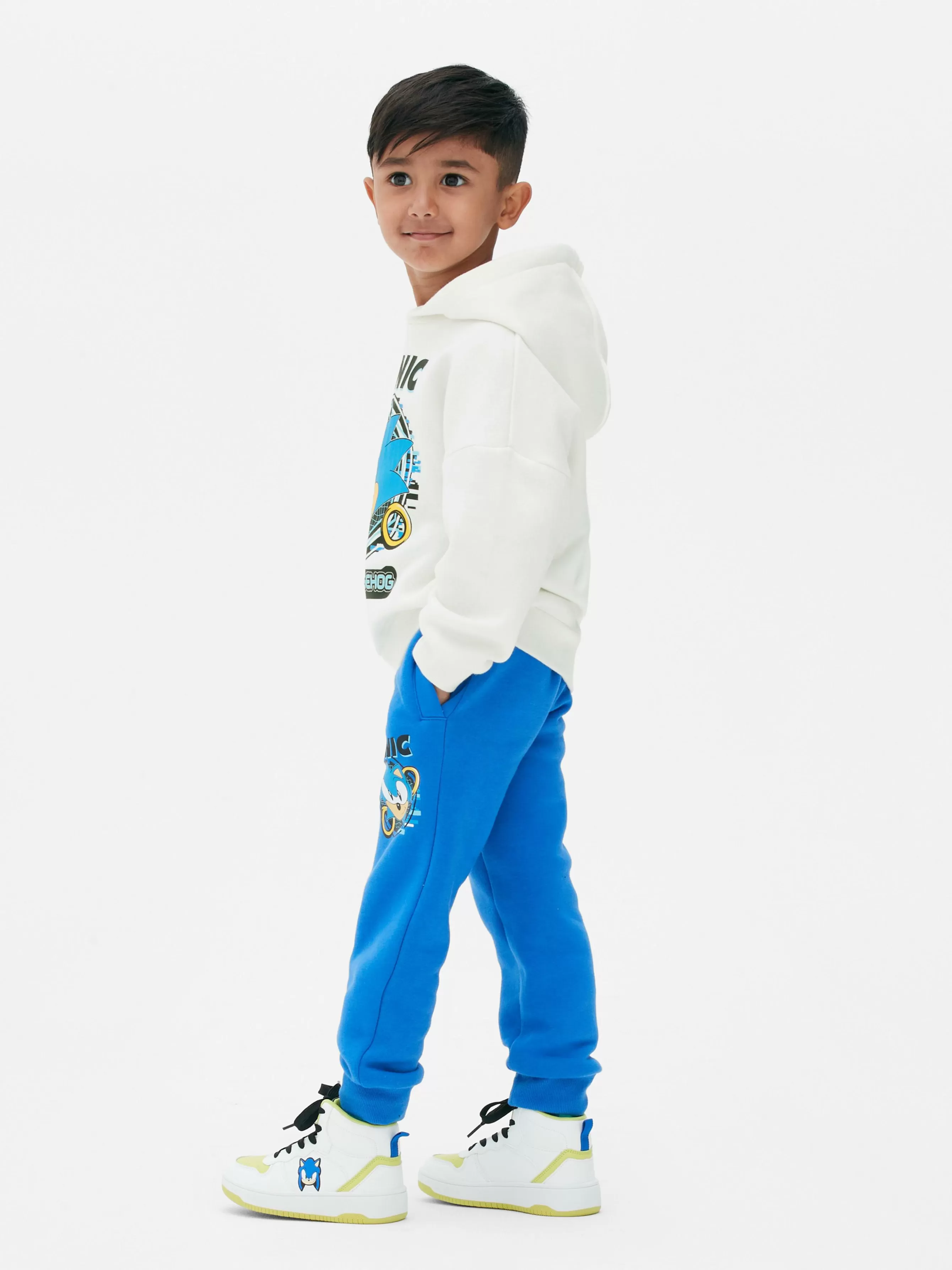 Fashion Primark Bas De Jogging à Cordon De Serrage Sonic Le Hérisson Bleu