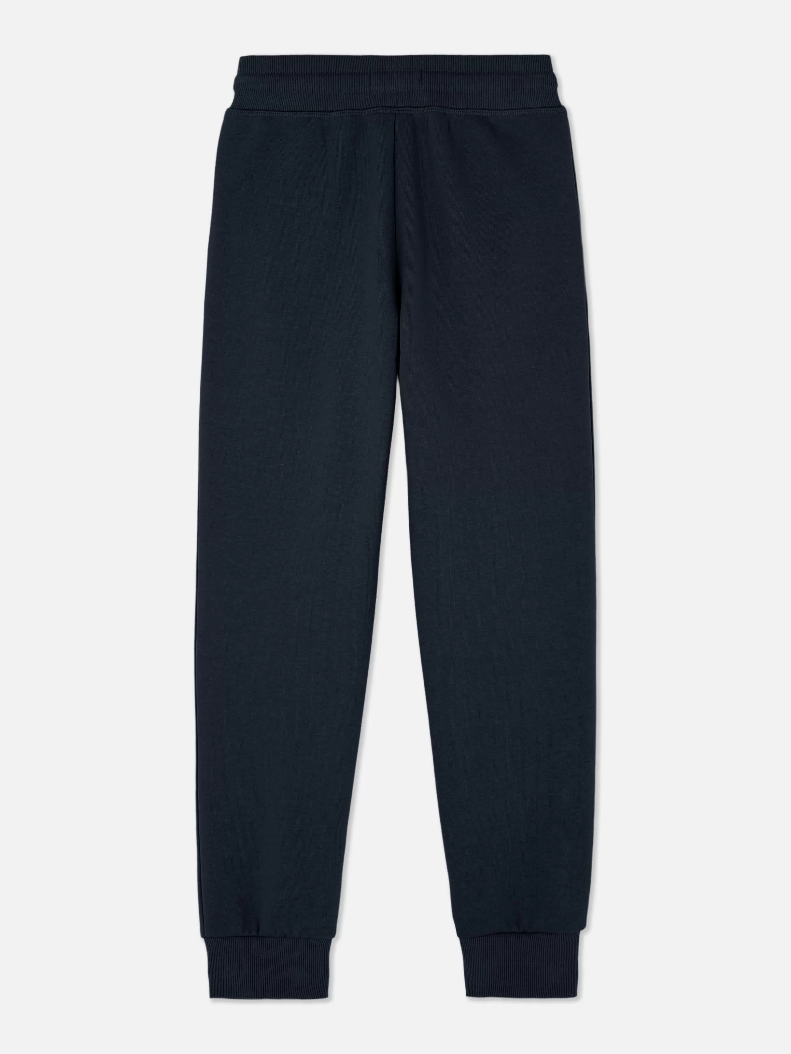 New Primark Bas De Jogging à Revers Et Cordon De Serrage Bleu marine