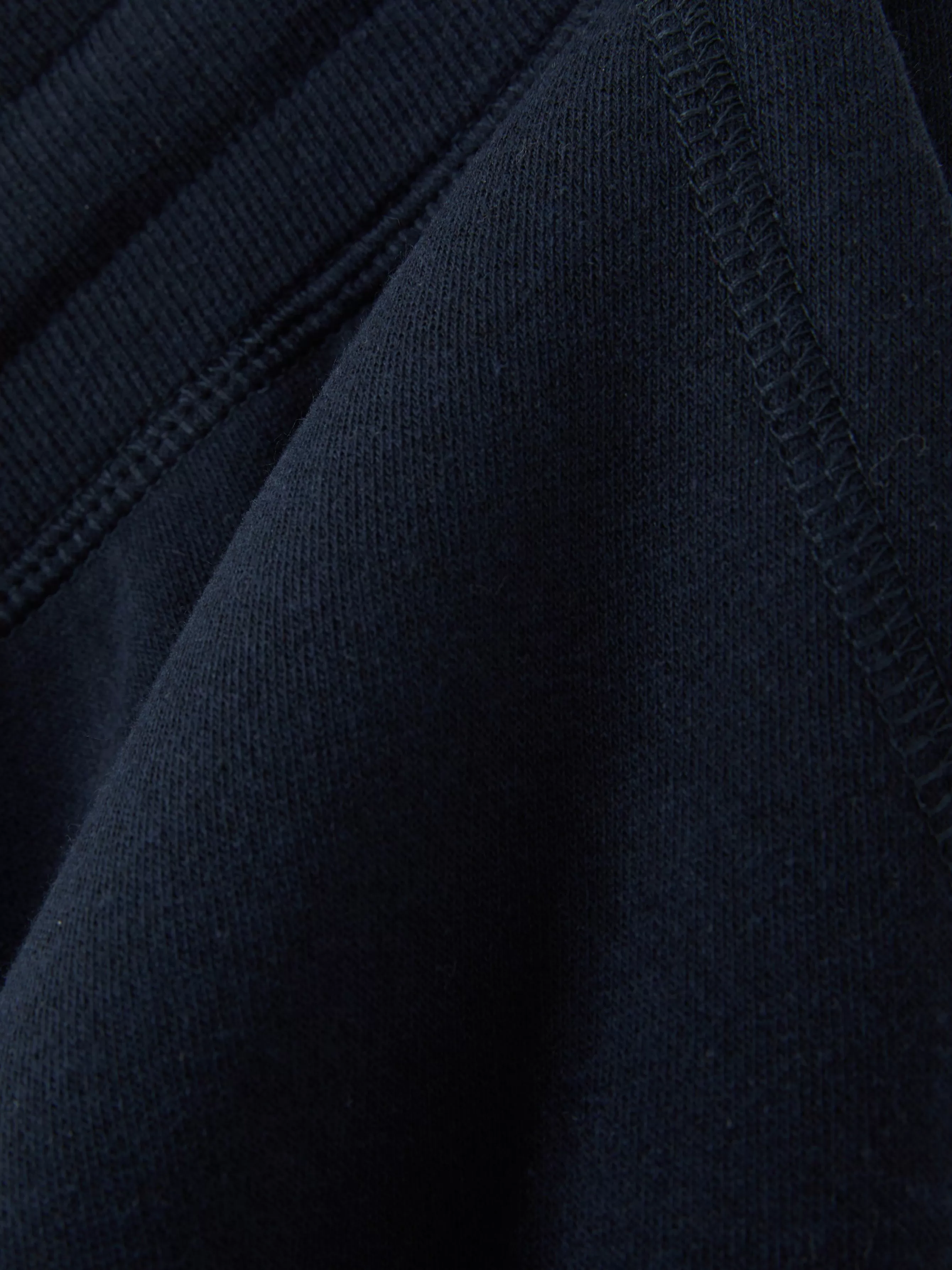 New Primark Bas De Jogging à Revers Et Cordon De Serrage Bleu marine