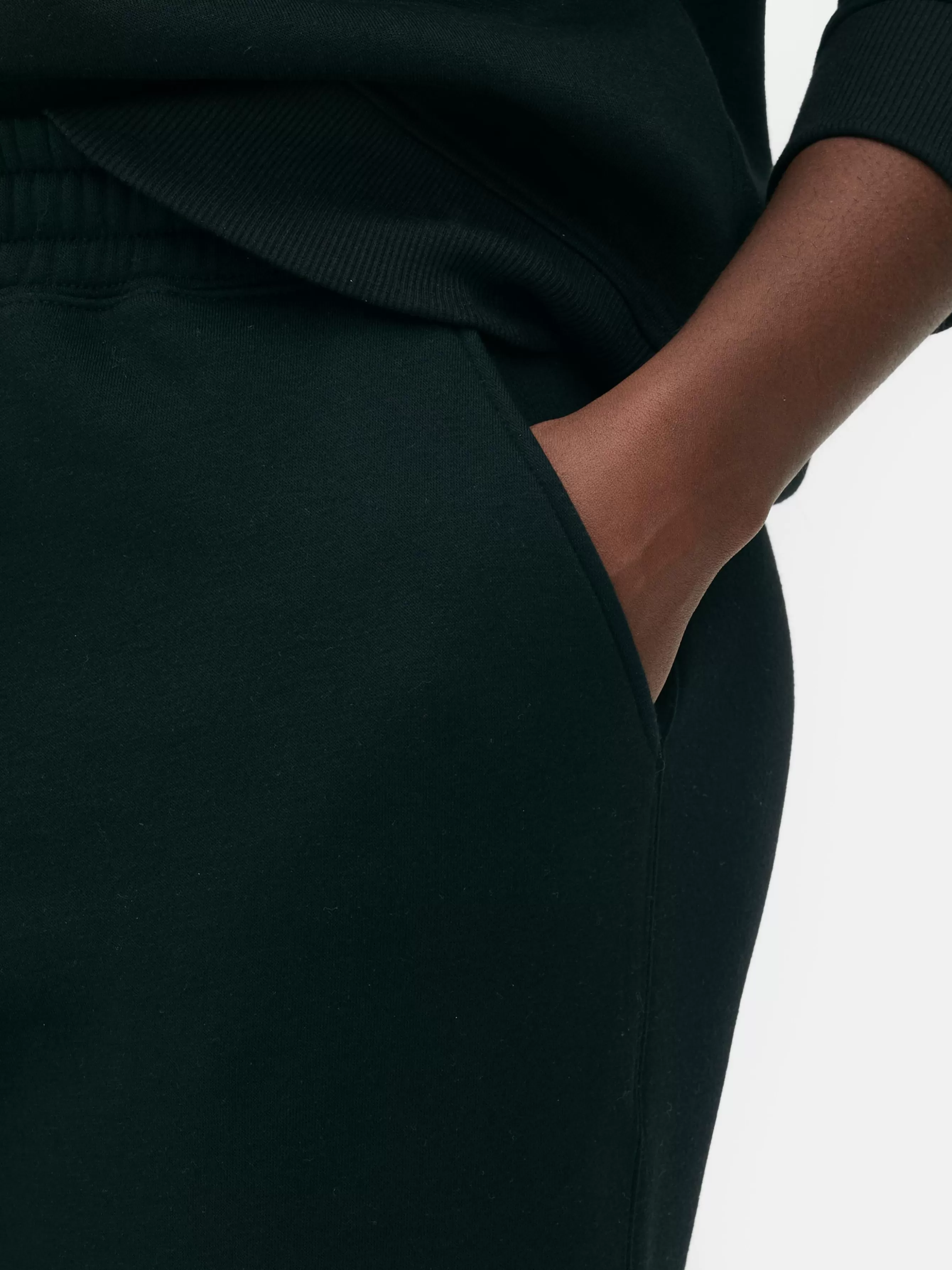 Clearance Primark Bas De Jogging à Revers Et Cordon De Serrage Noir