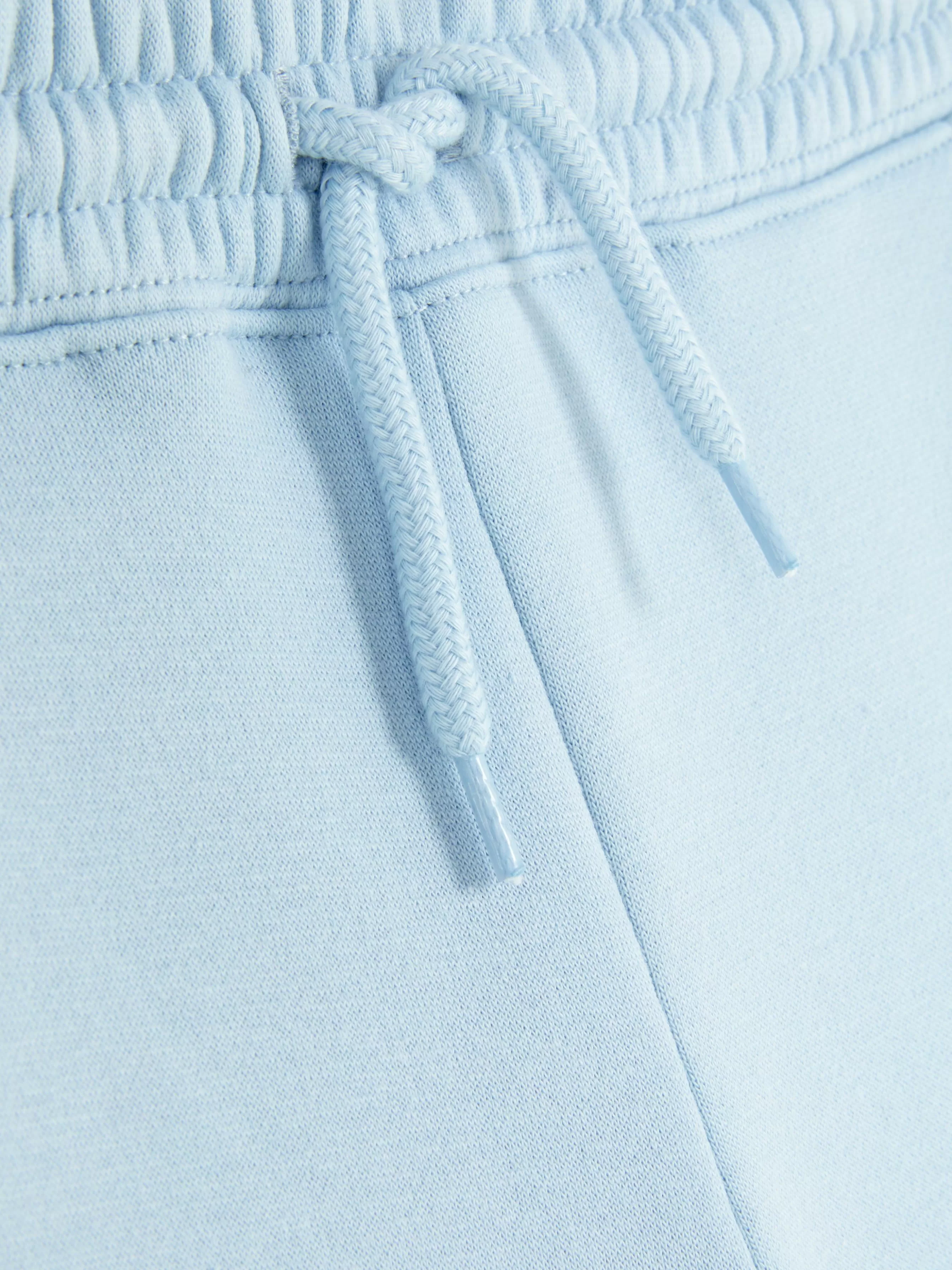 Fashion Primark Bas De Jogging à Revers Et Cordon De Serrage Bleu