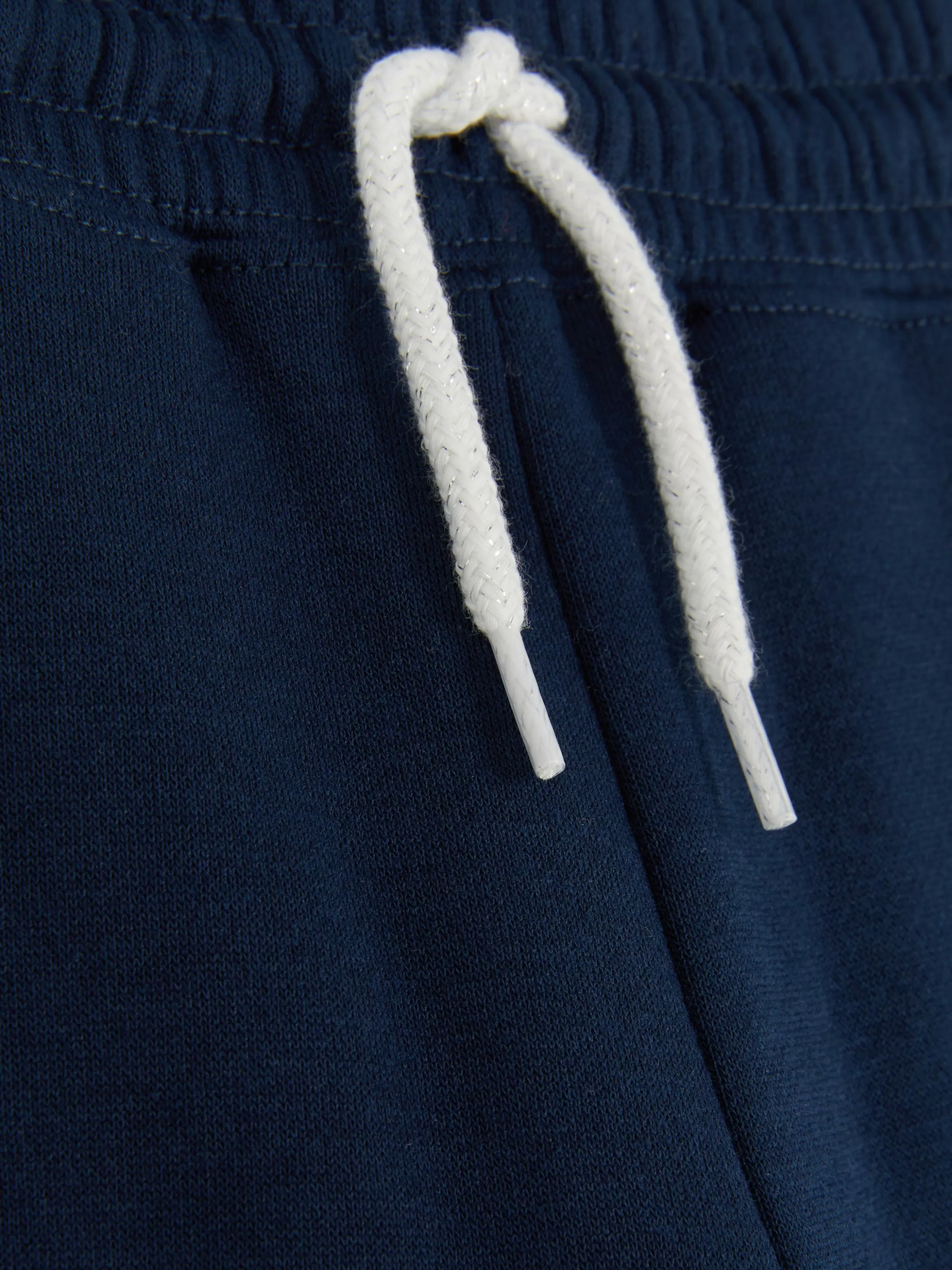 New Primark Bas De Jogging à Revers Et Cordon De Serrage Bleu marine