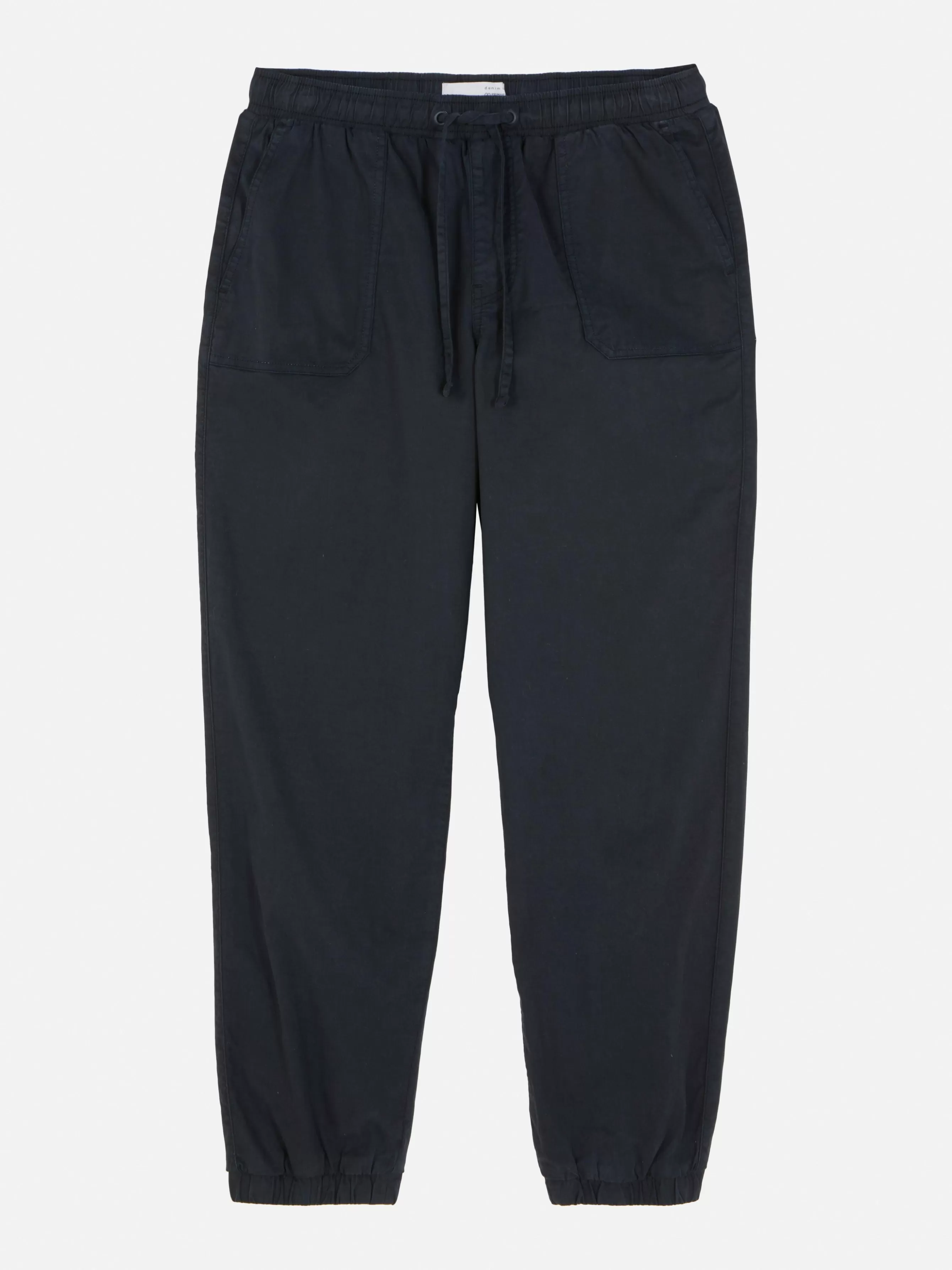 Cheap Primark Bas De Jogging à Revers Et Cordon De Serrage Bleu marine