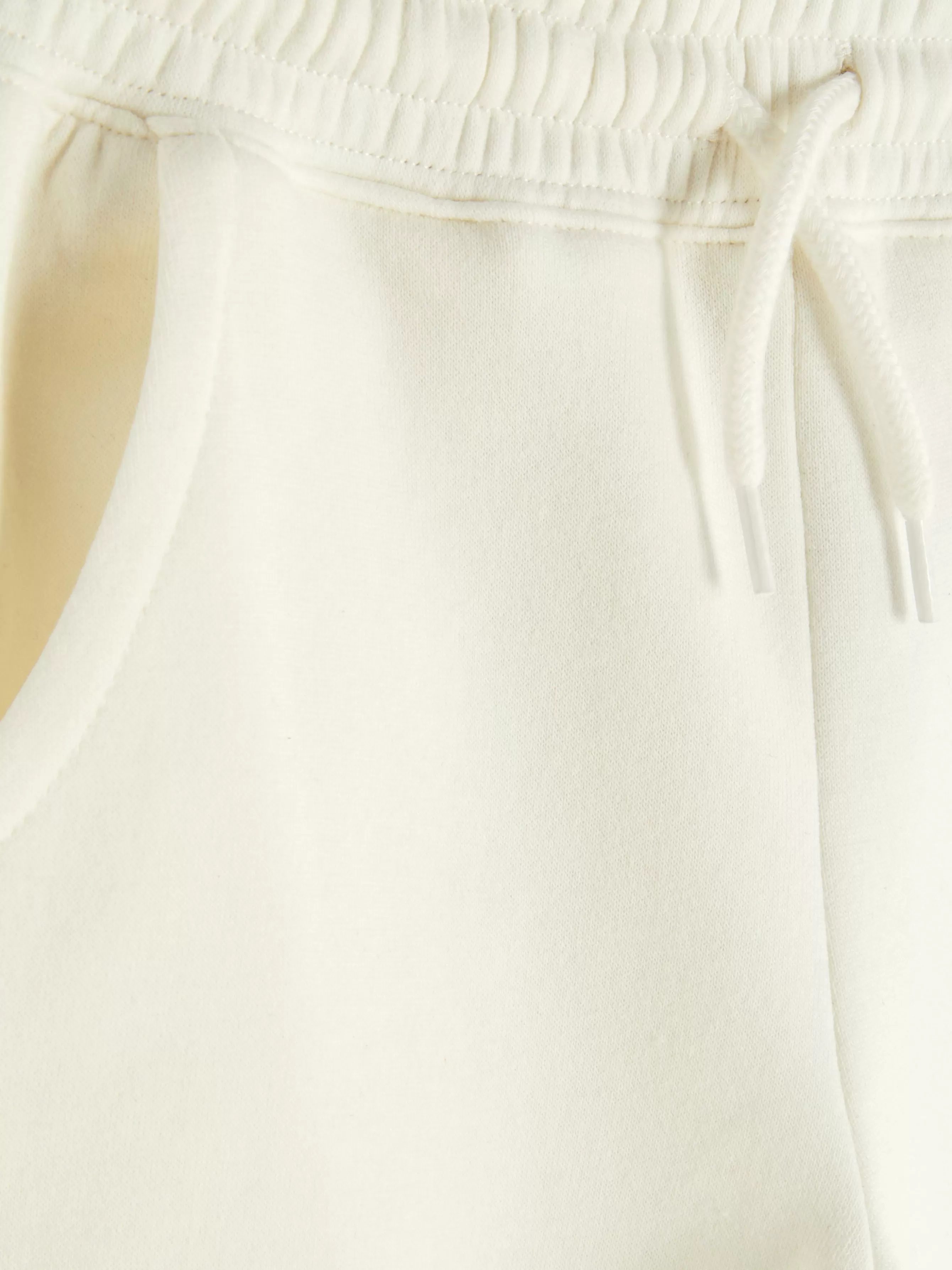 Clearance Primark Bas De Jogging à Revers Et Cordon De Serrage Écru