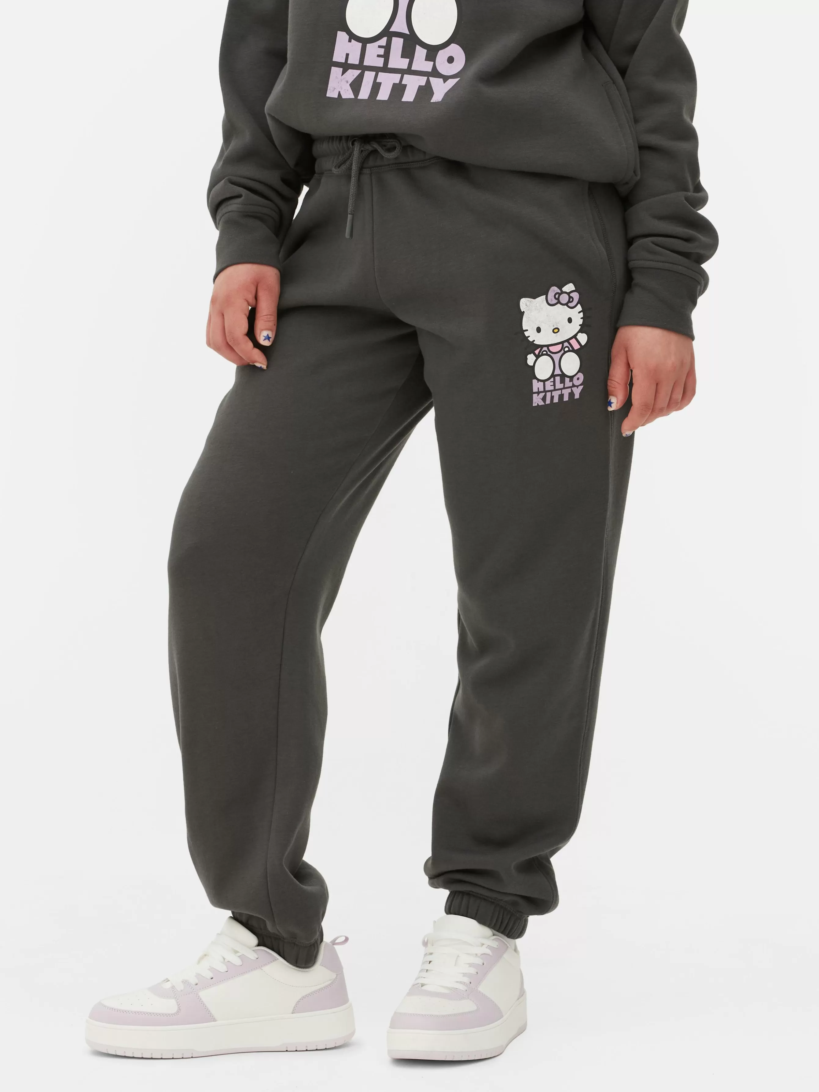 Best Primark Bas De Jogging à Revers Hello Kitty Anthracite