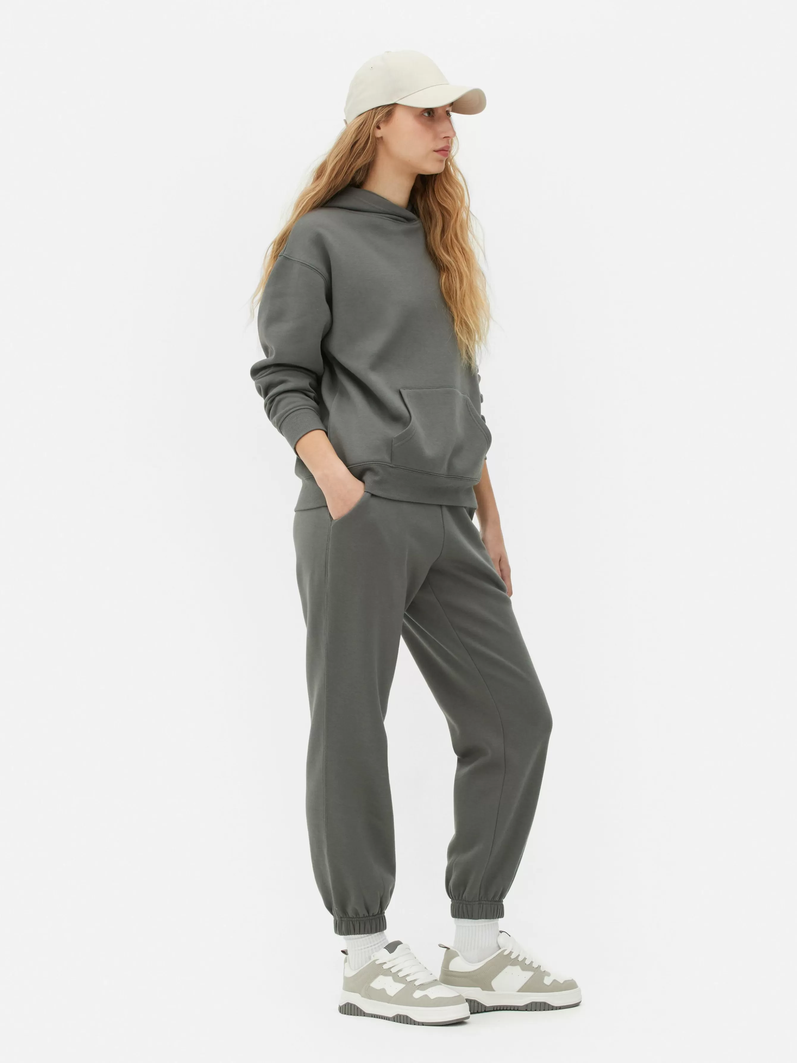 Clearance Primark Bas De Jogging Coupe Droite Essential Gris ardoise