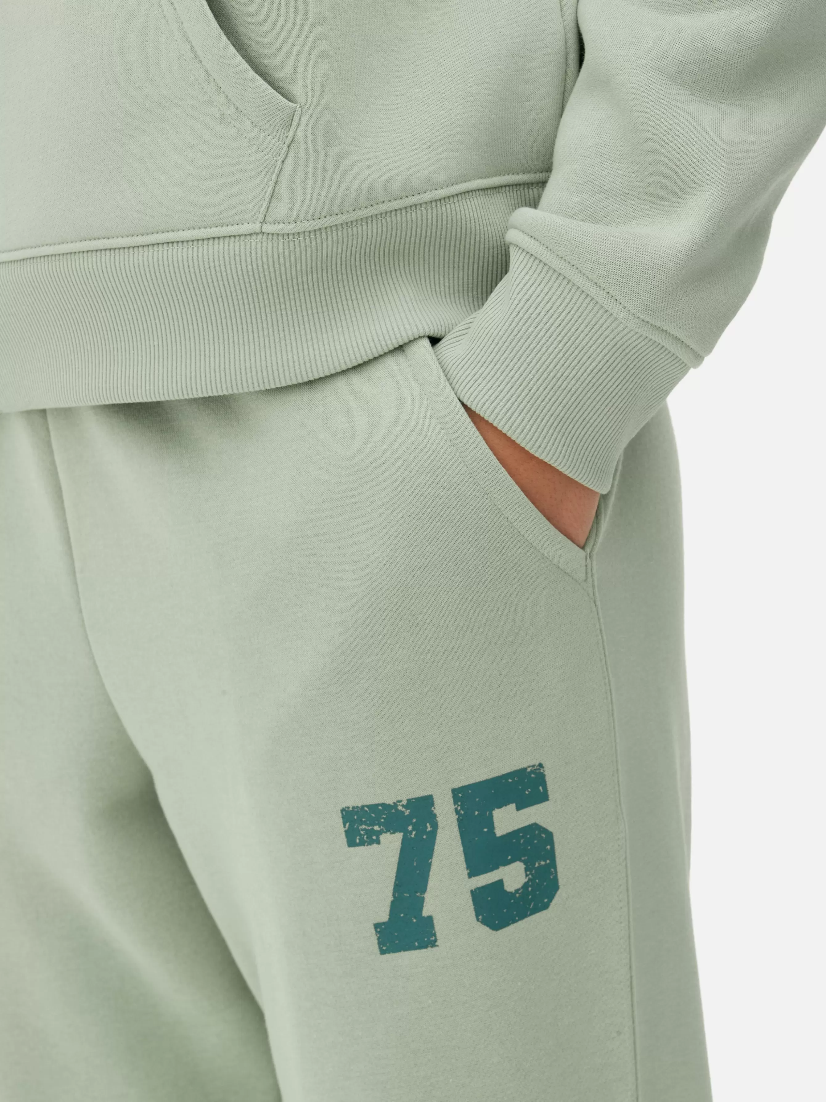 Online Primark Bas De Jogging Graphique Avec Cordon De Serrage à Coordonner Vert