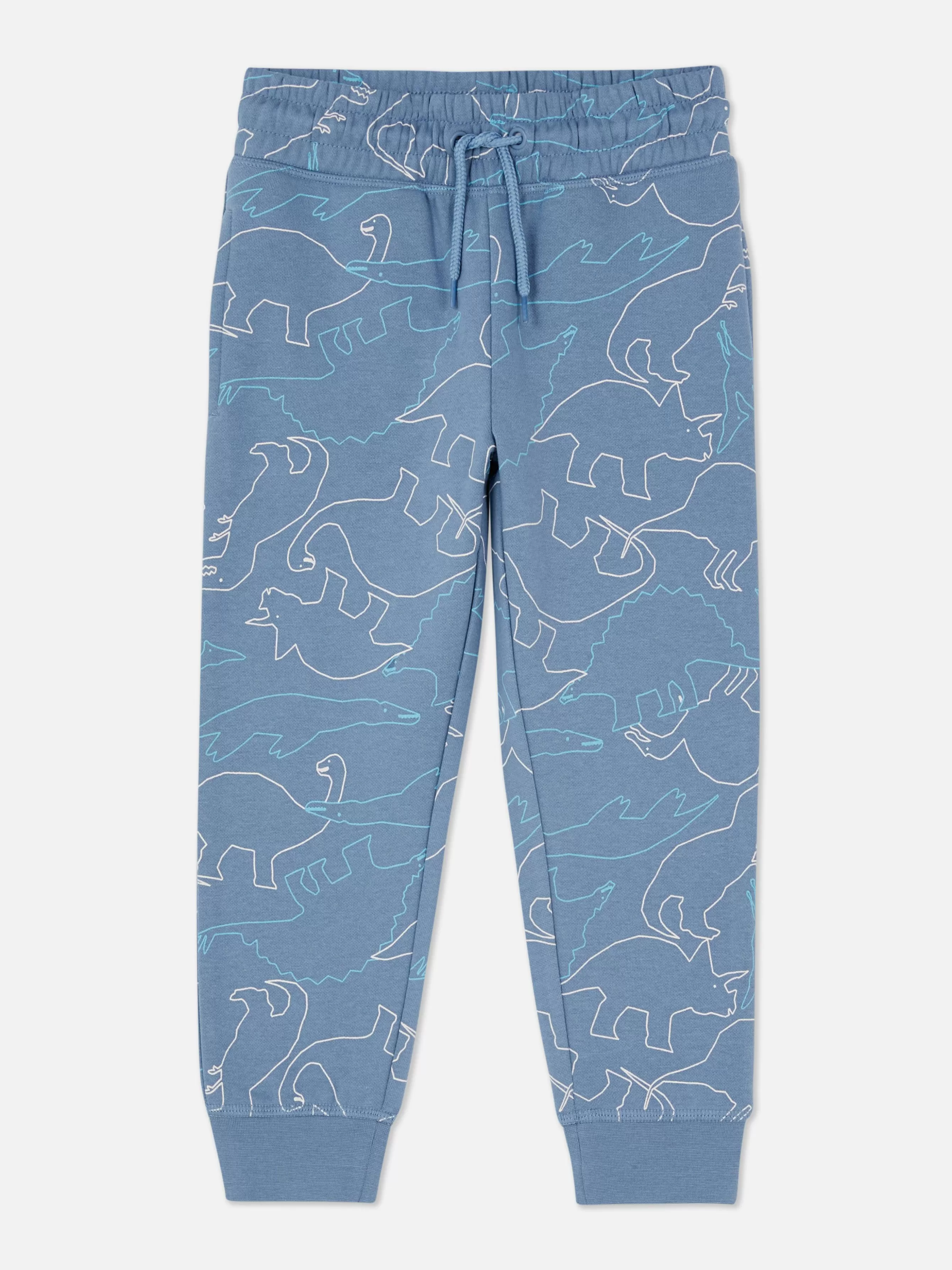 Sale Primark Bas De Jogging Graphique Avec Cordon De Serrage à Coordonner Bleu