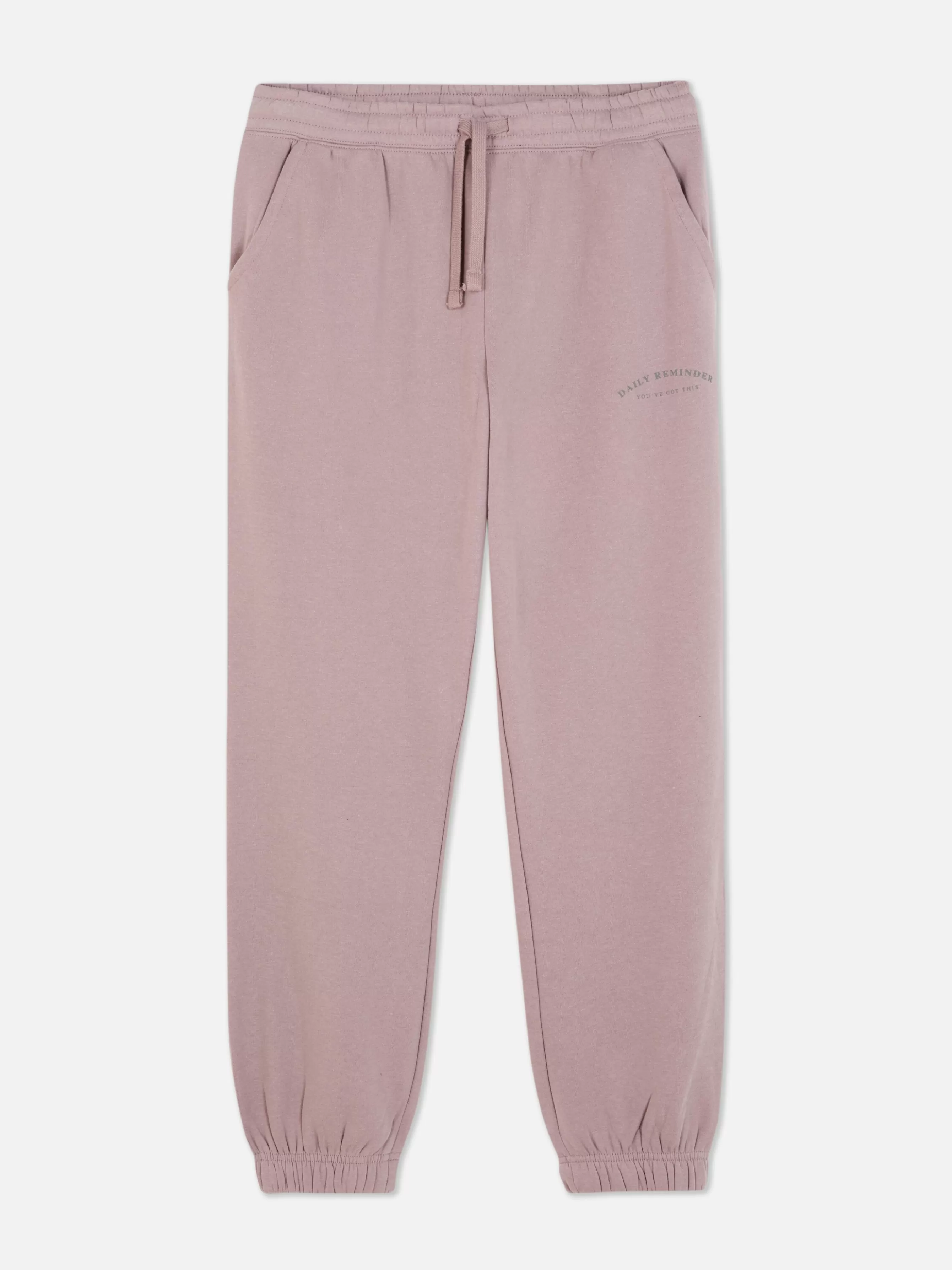 Online Primark Bas De Jogging Graphique Avec Cordon De Serrage à Coordonner Figue