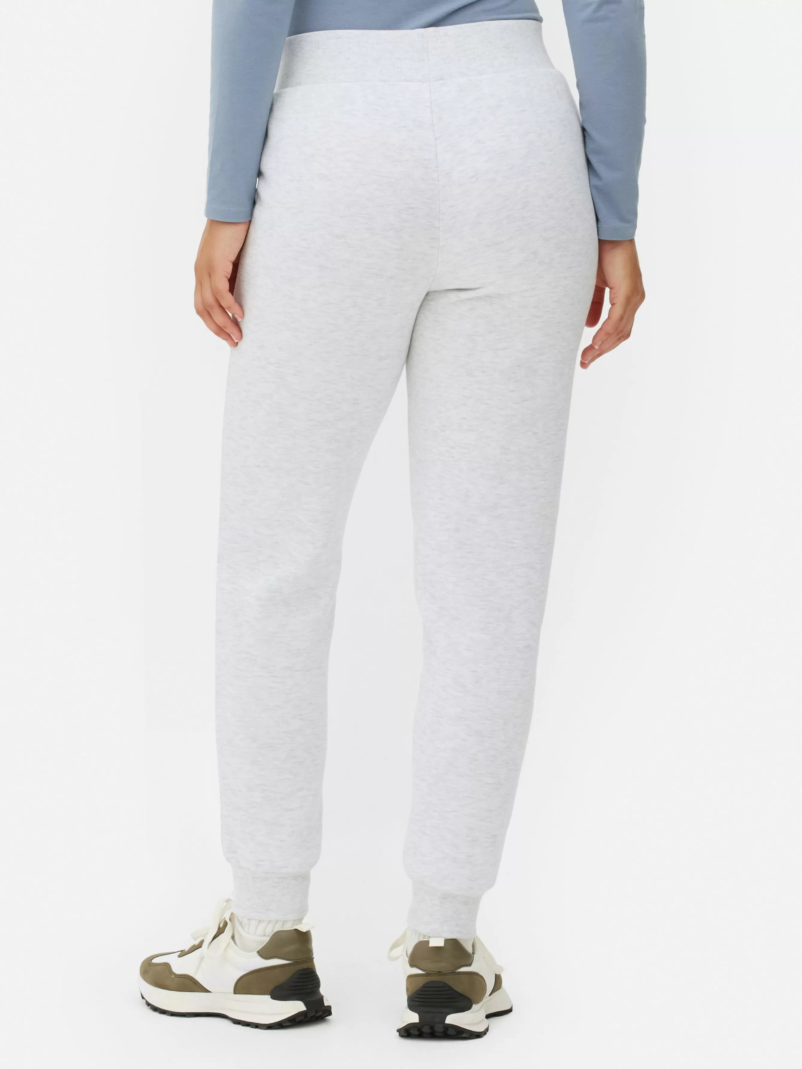 Discount Primark Bas De Jogging Skinny à Cordon De Serrage Gris chiné