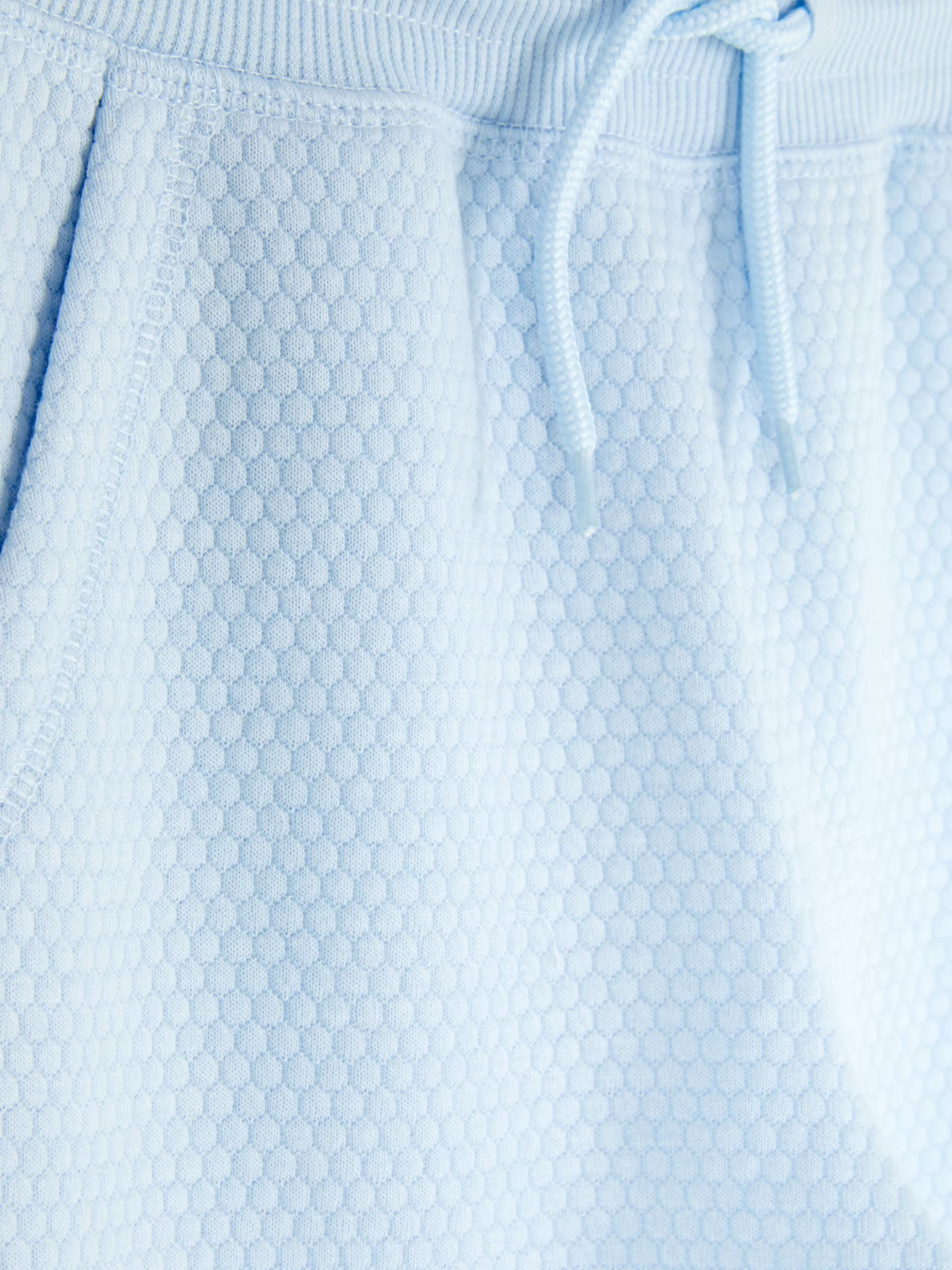 Shop Primark Bas De Jogging Texturé à Cordon De Serrage Bleu