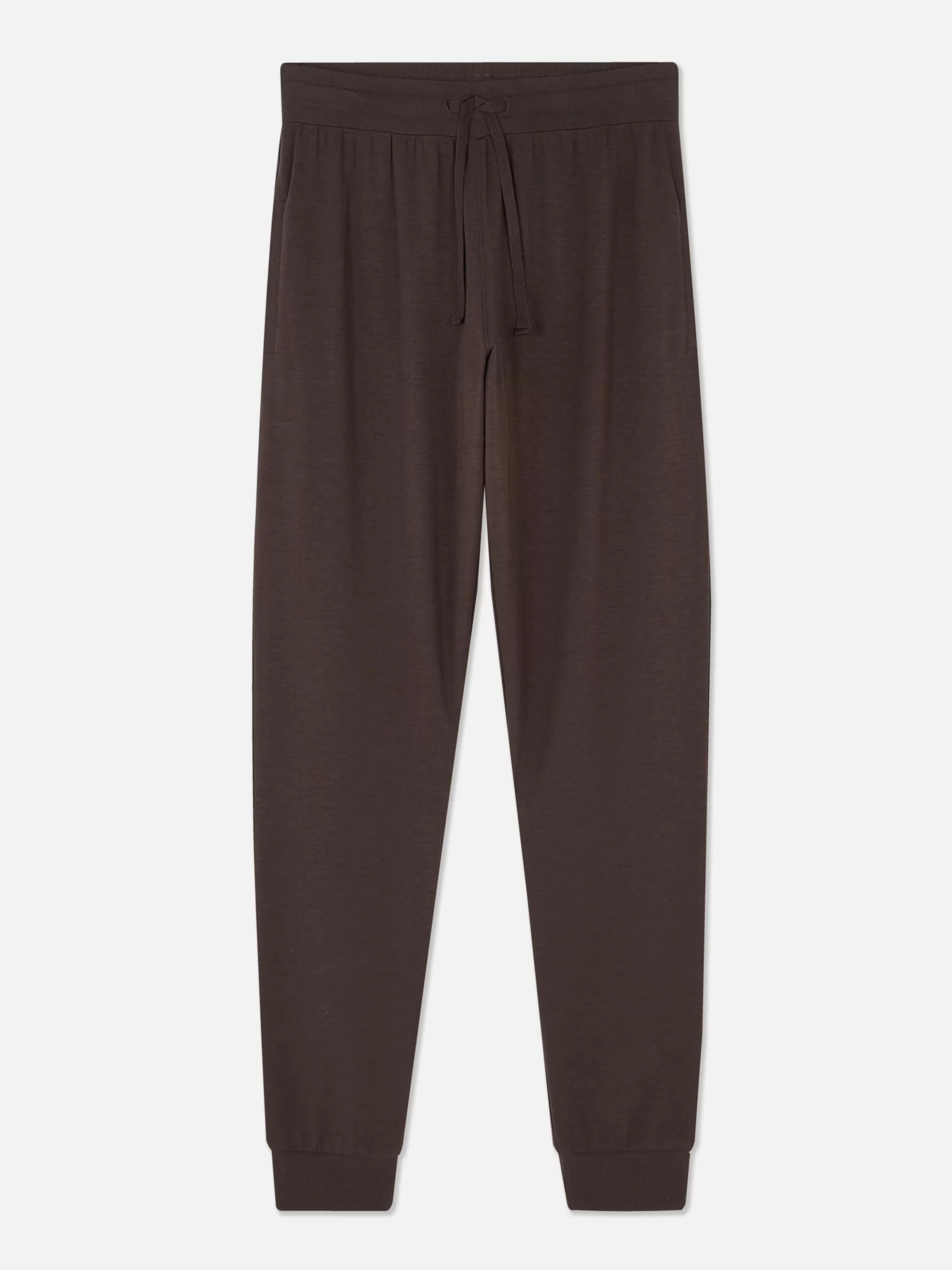 Discount Primark Bas De Pyjama Confortable à Cordon De Serrage à Coordonner Marron foncé