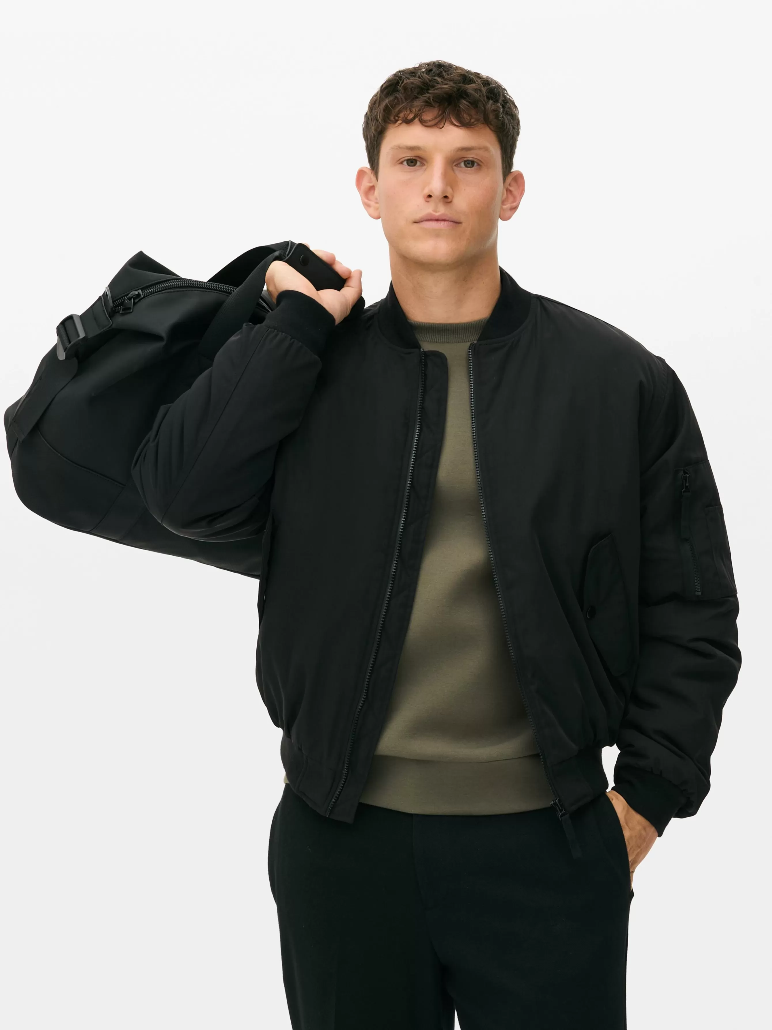 Best Sale Primark Blouson Bomber Classique Noir