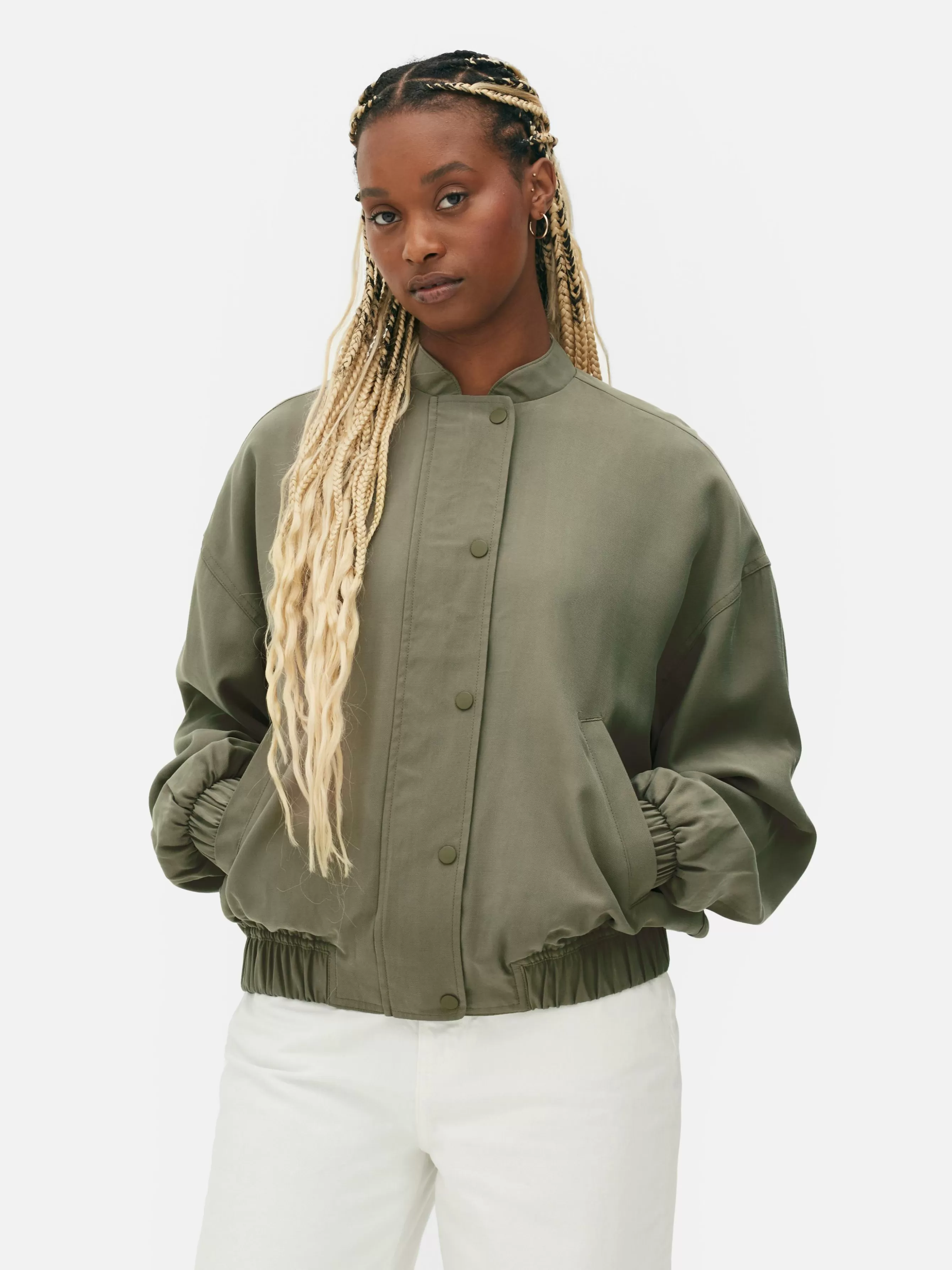 Sale Primark Blouson Bomber Souple Taupe