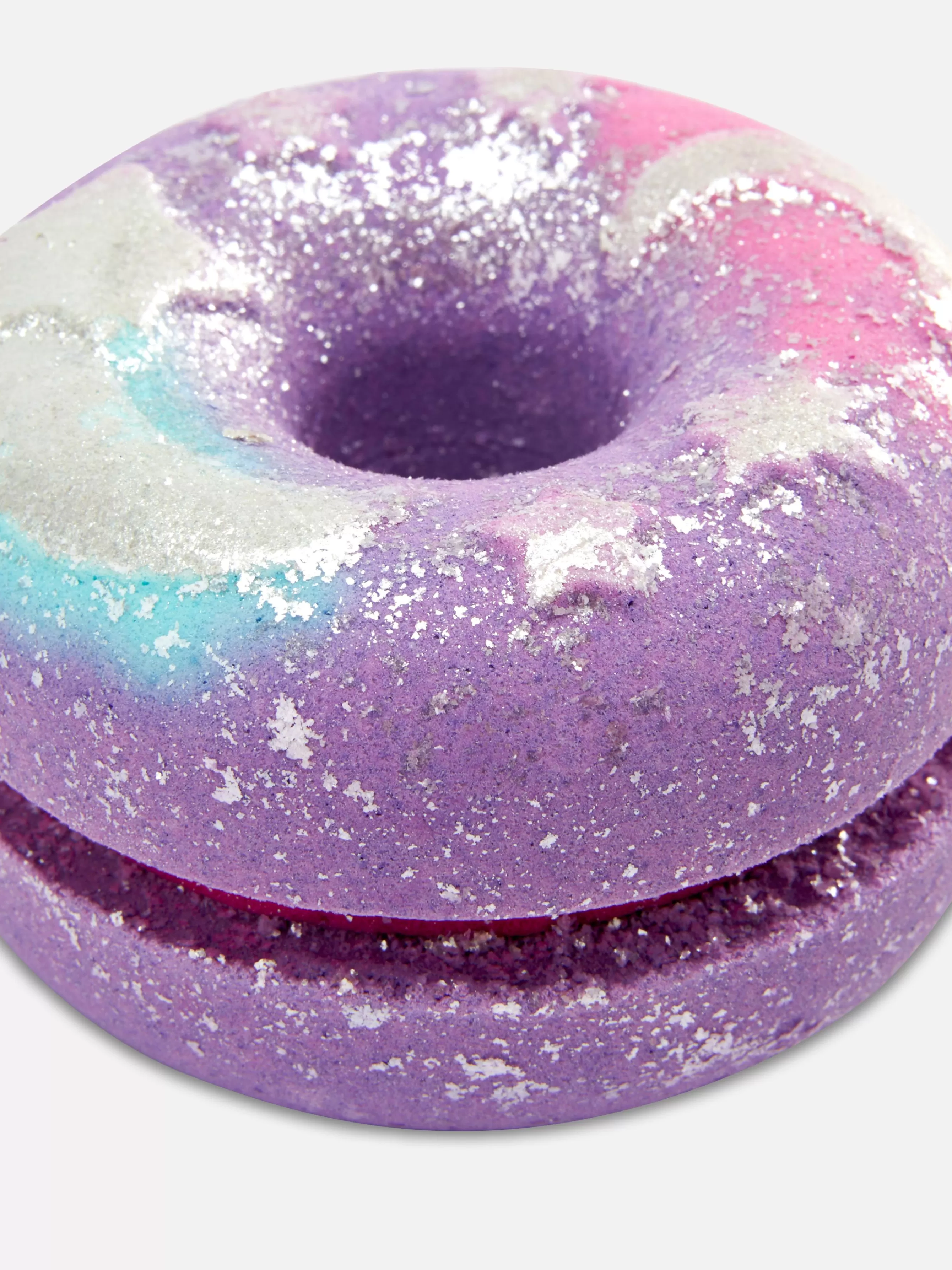 New Primark Bombe De Bain Effervescente Donut Céleste Multicolore