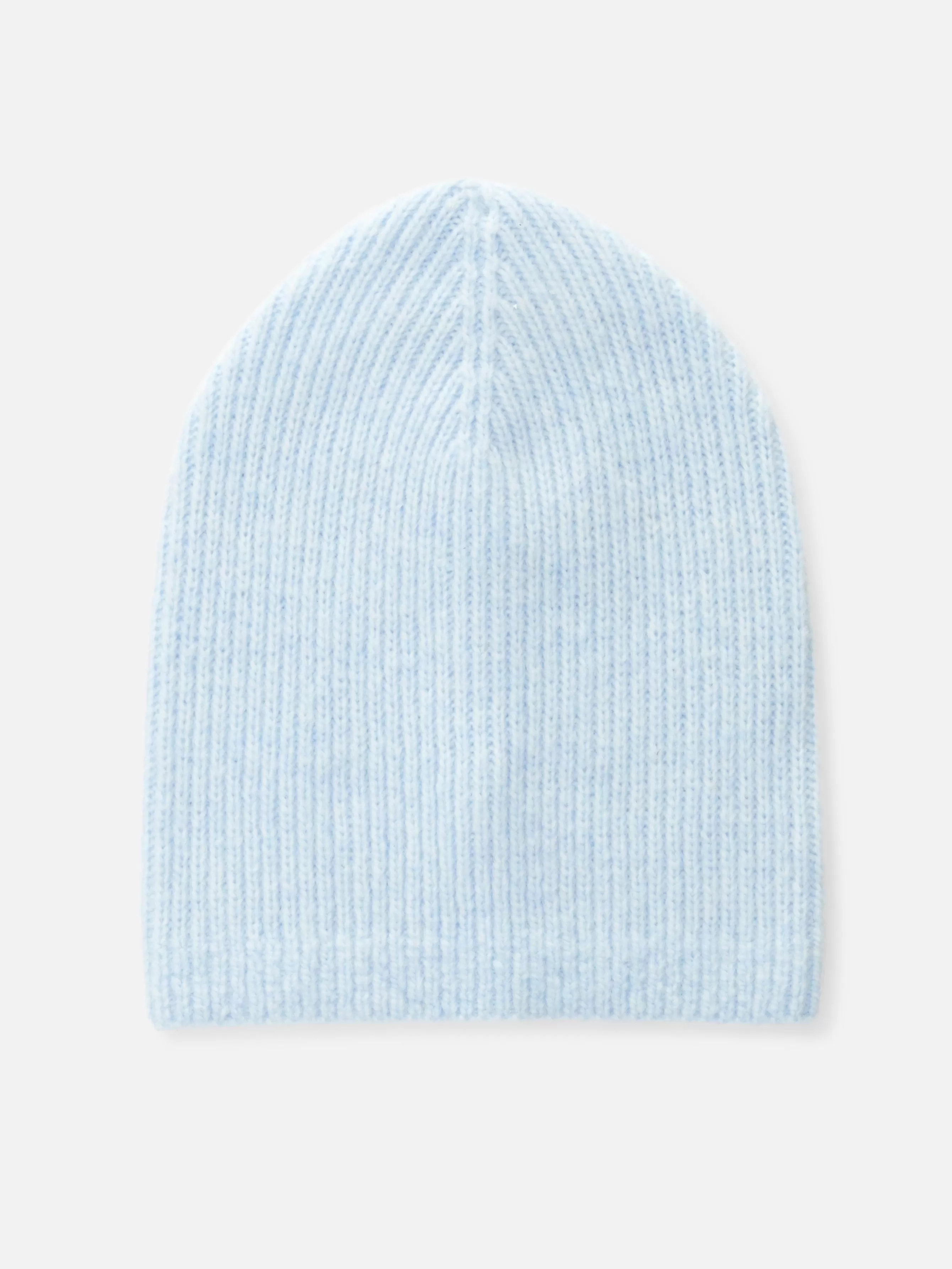 New Primark Bonnet En Maille Côtelée Bleu