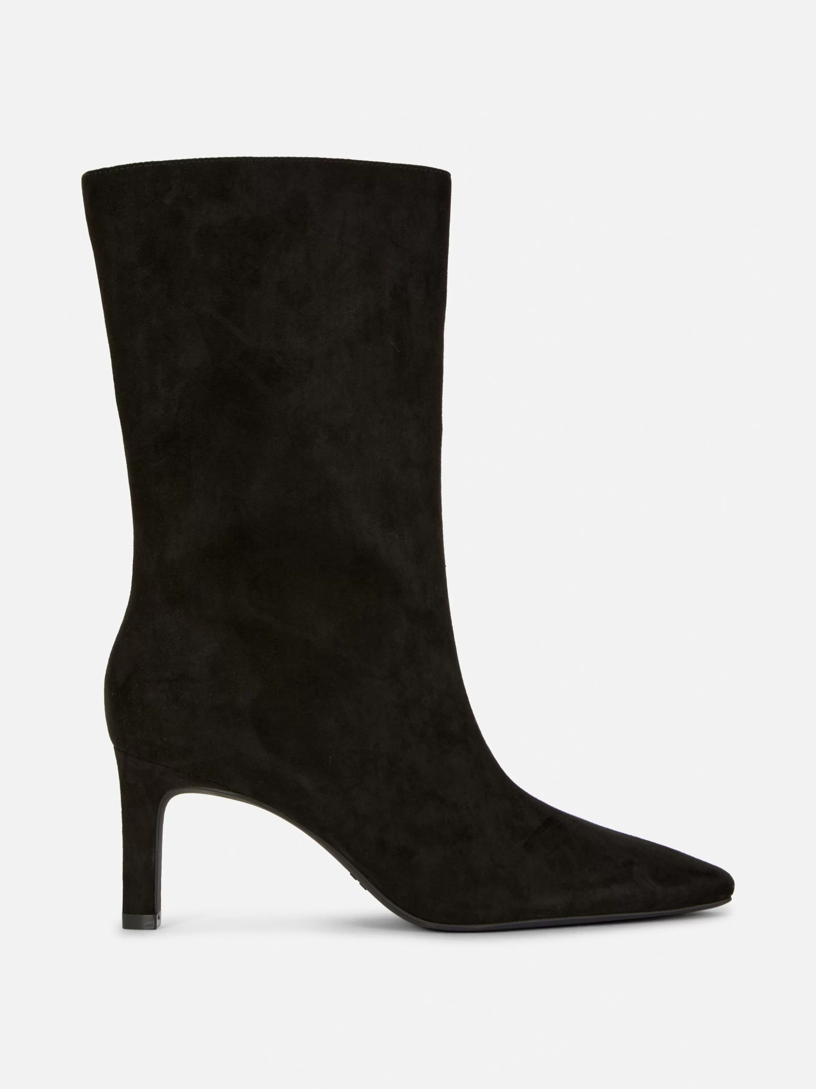 Hot Primark Bottes à Talons Aiguilles En Suédine Noir