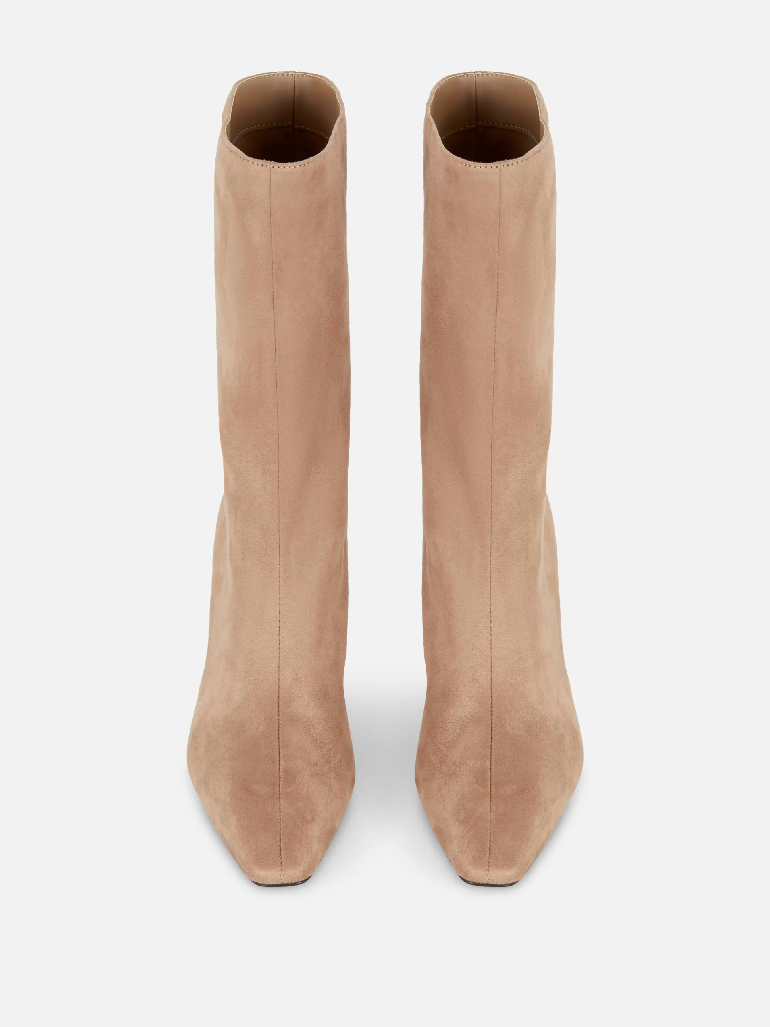 Best Primark Bottes à Talons Aiguilles En Suédine Taupe