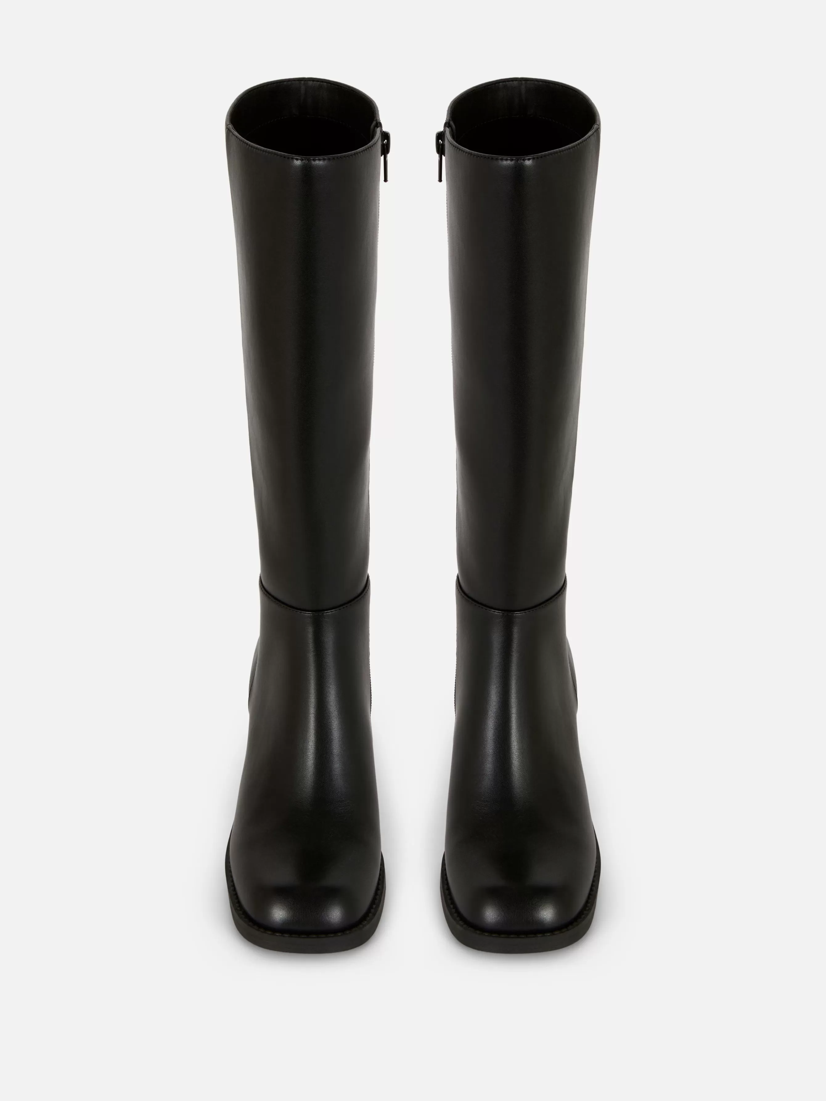 Best Sale Primark Bottes Hauteur Genou à Talon Noir