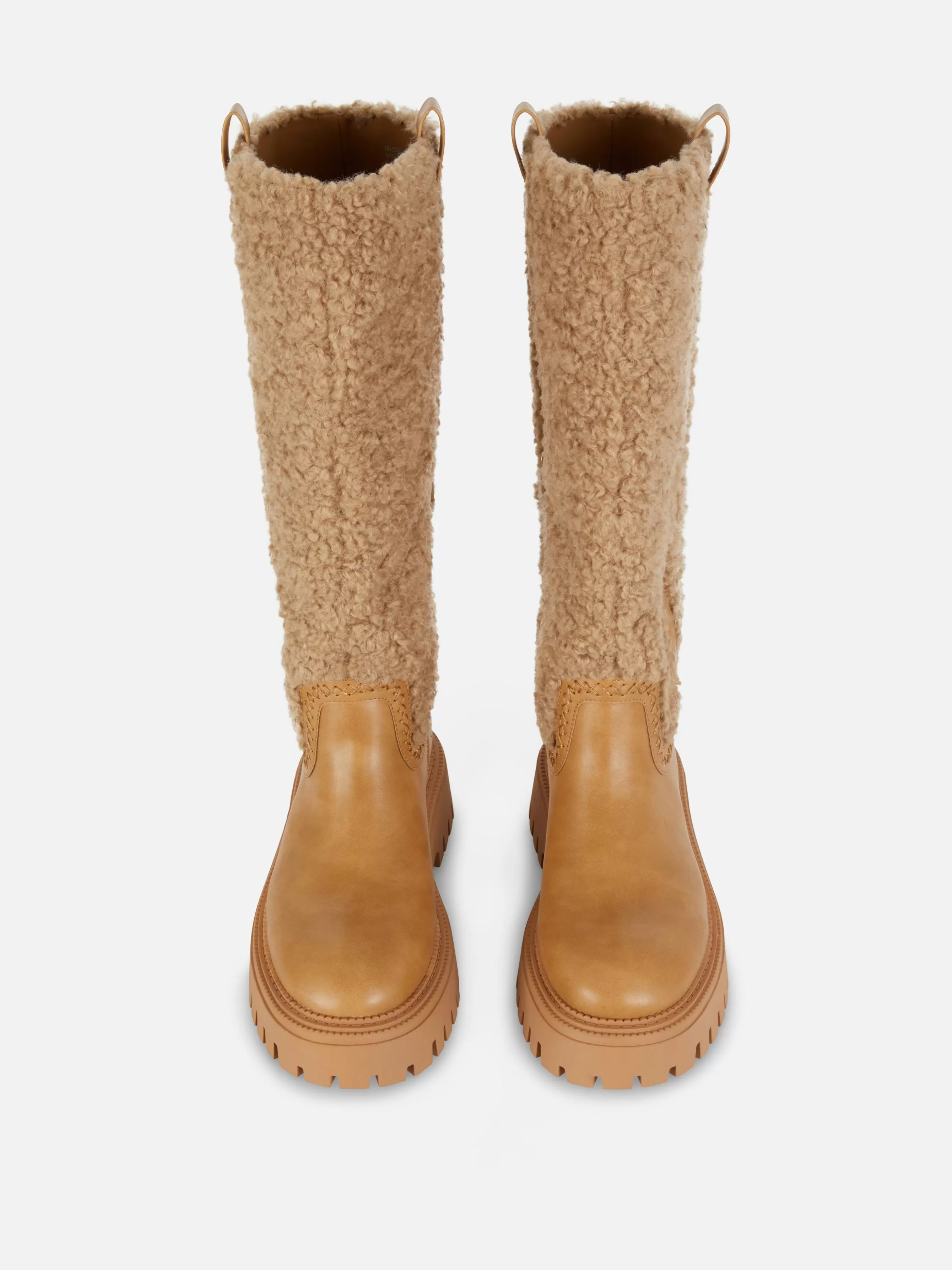 Best Primark Bottes Montantes Effet Mouton Retourné Rita Ora Beige