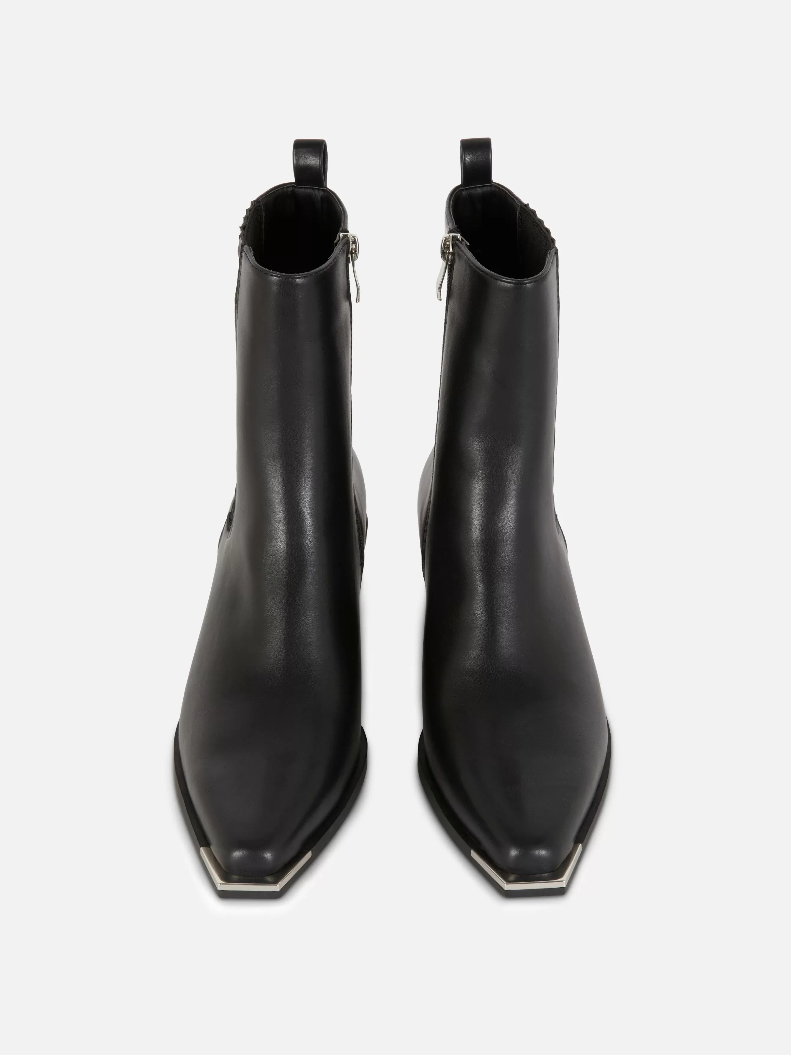 Online Primark Bottes Santiags En Simili Cuir Noir