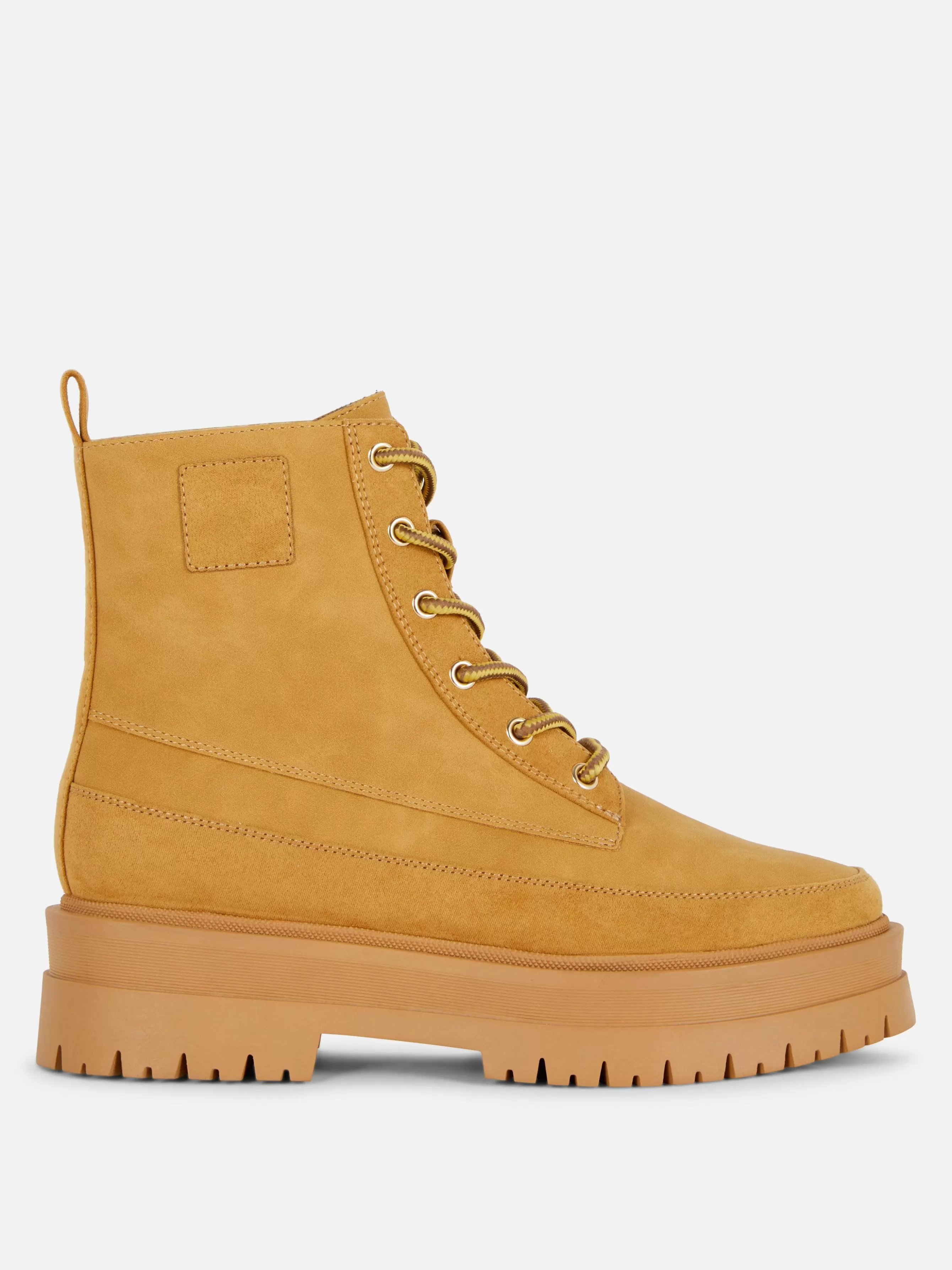 Best Sale Primark Bottines à Lacets Et Semelle En Gomme Beige