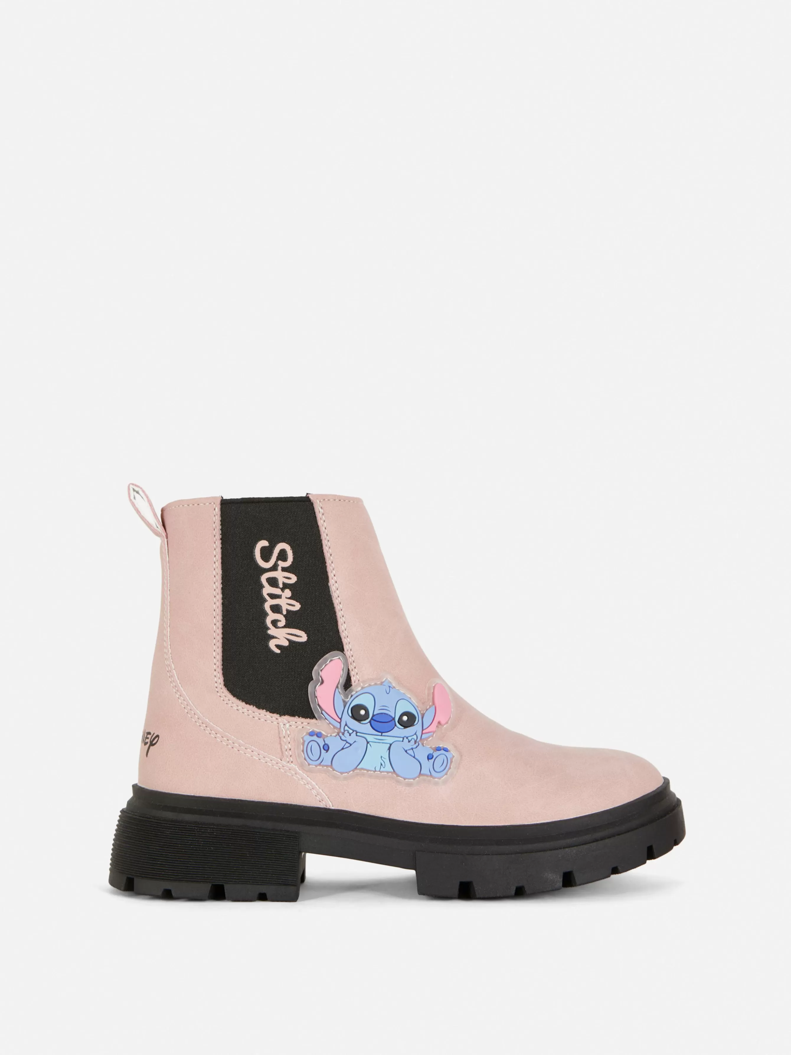 Outlet Primark Bottines Chelsea Disney Stitch Rose