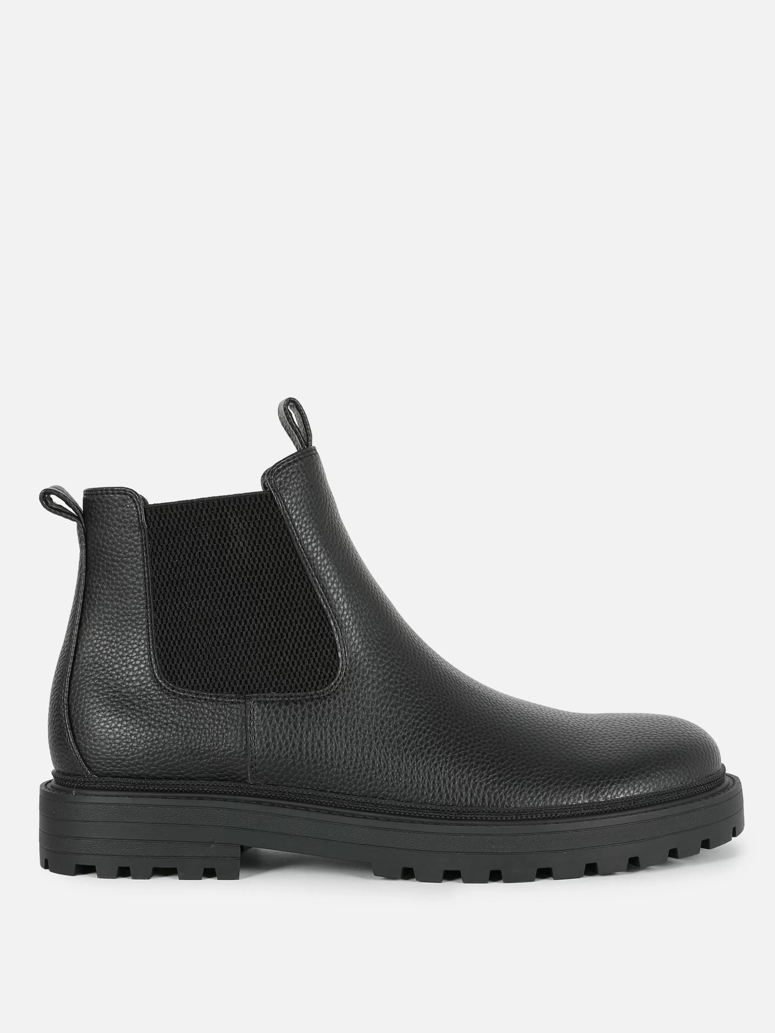 Outlet Primark Bottines Chelsea En Simili Cuir Noir