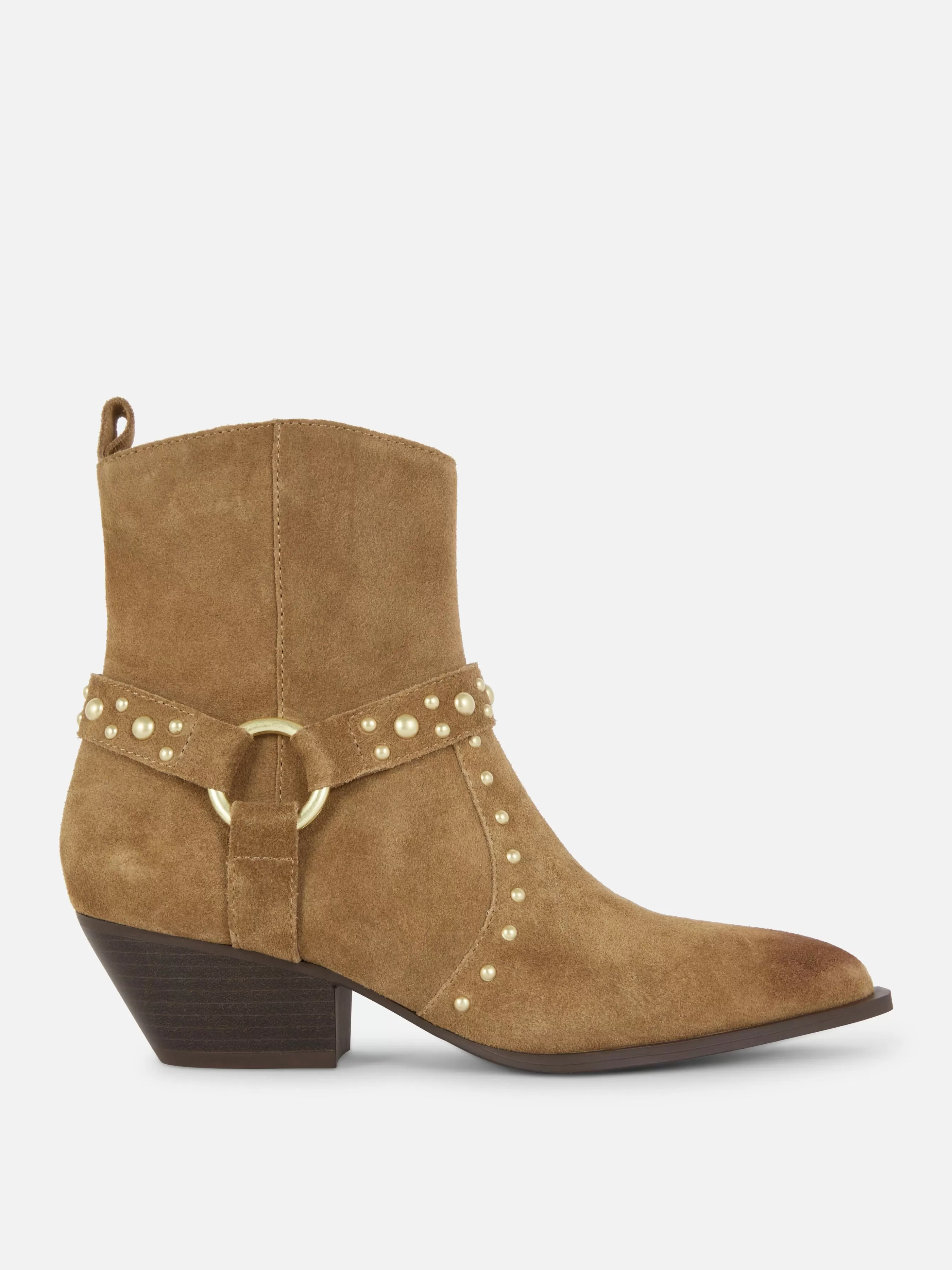 Discount Primark Bottines Cloutées En Suédine Rita Ora Beige