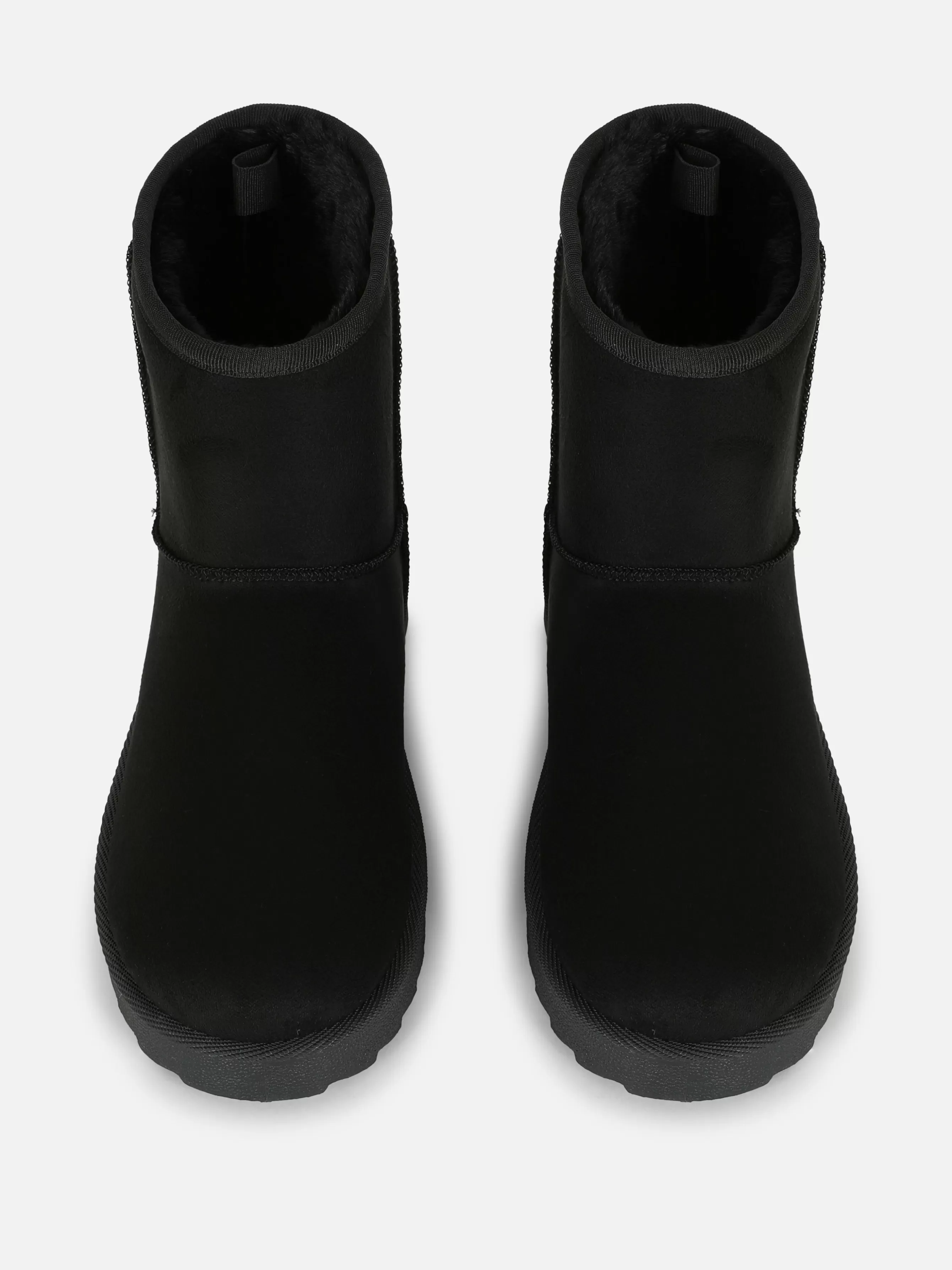 New Primark Bottines En Daim Synthétique Noir