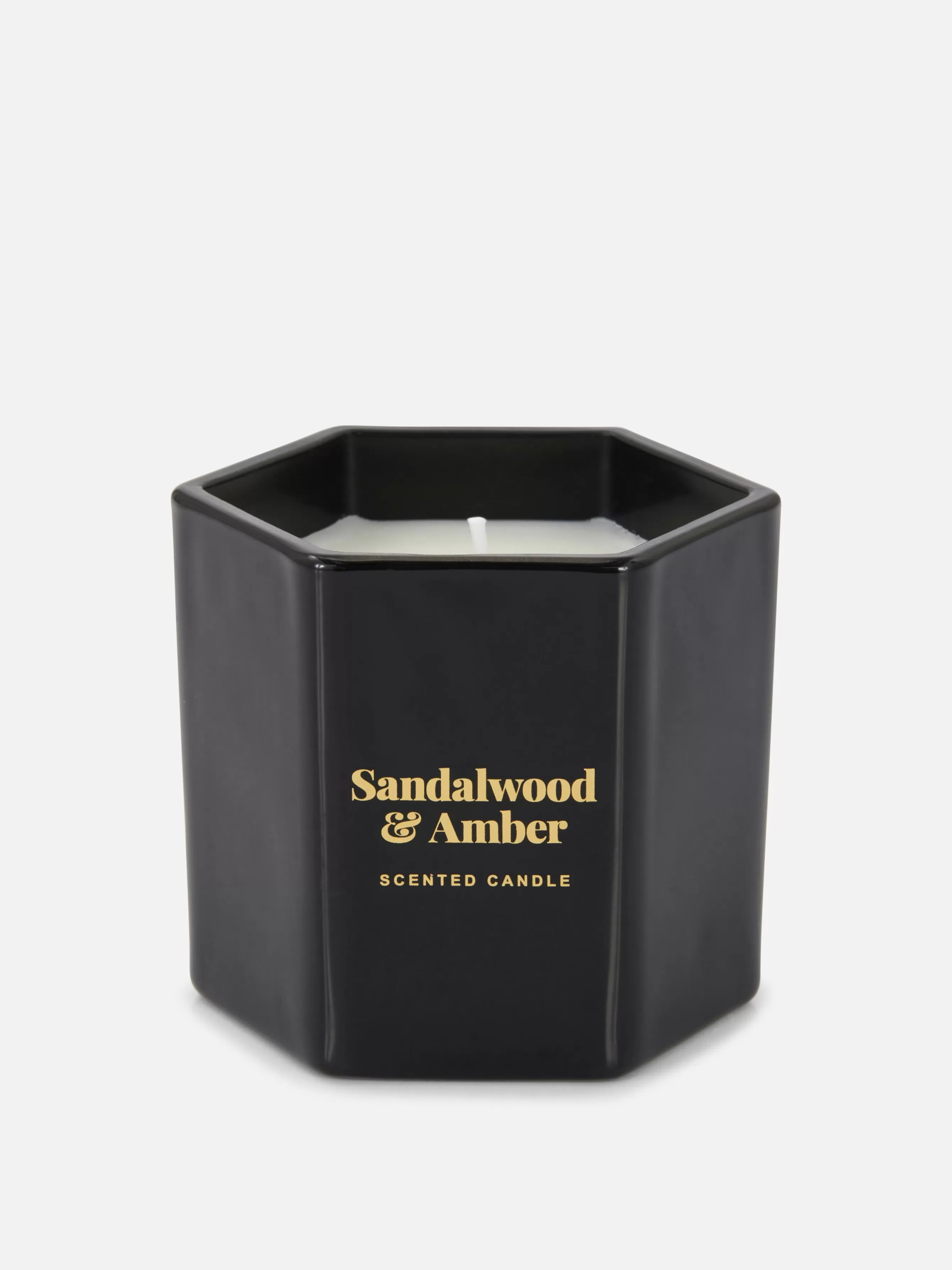 Store Primark Bougie Votive Hexagonale Parfumée Noir