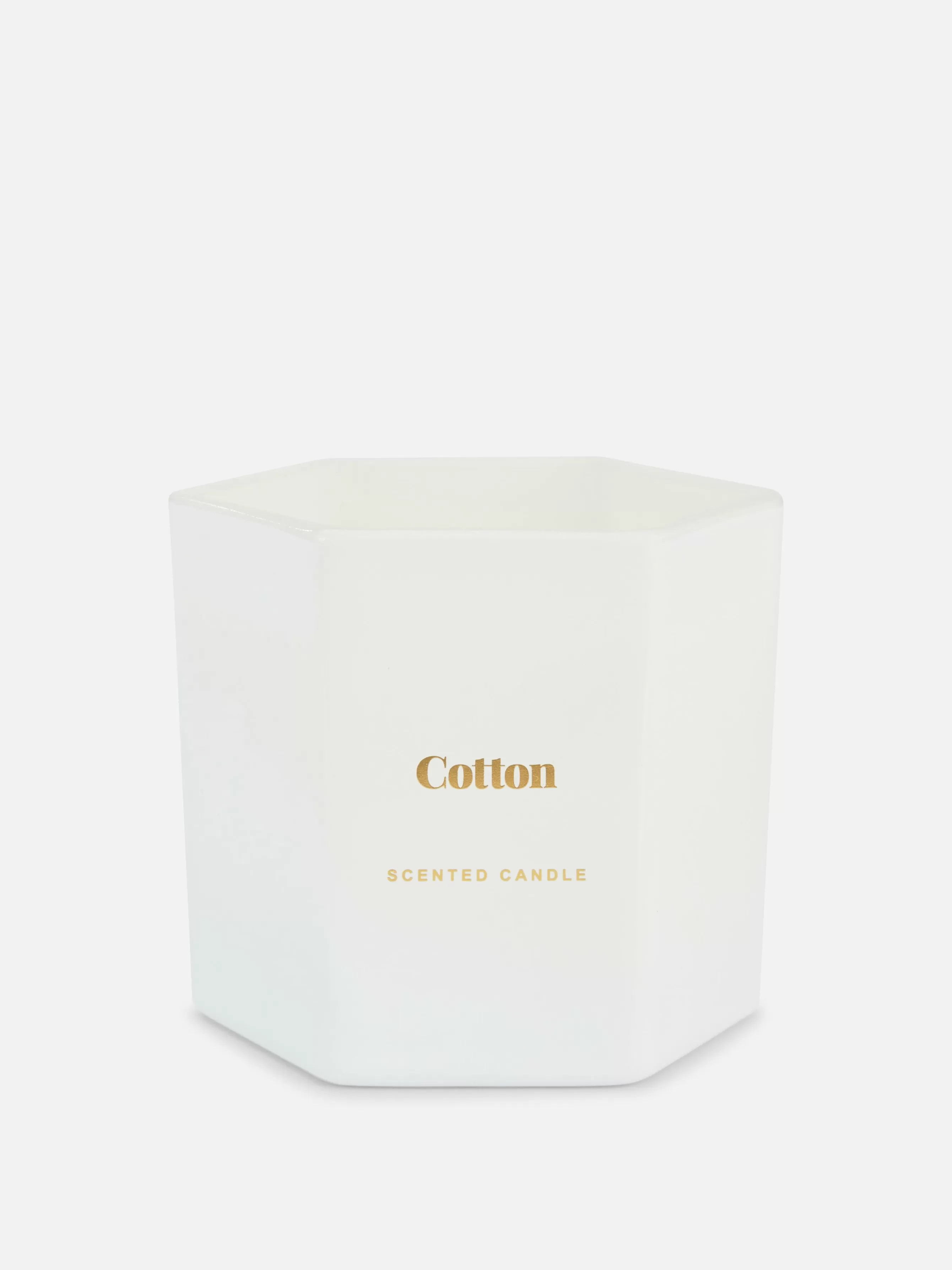 Cheap Primark Bougie Votive Hexagonale Parfumée Blanc