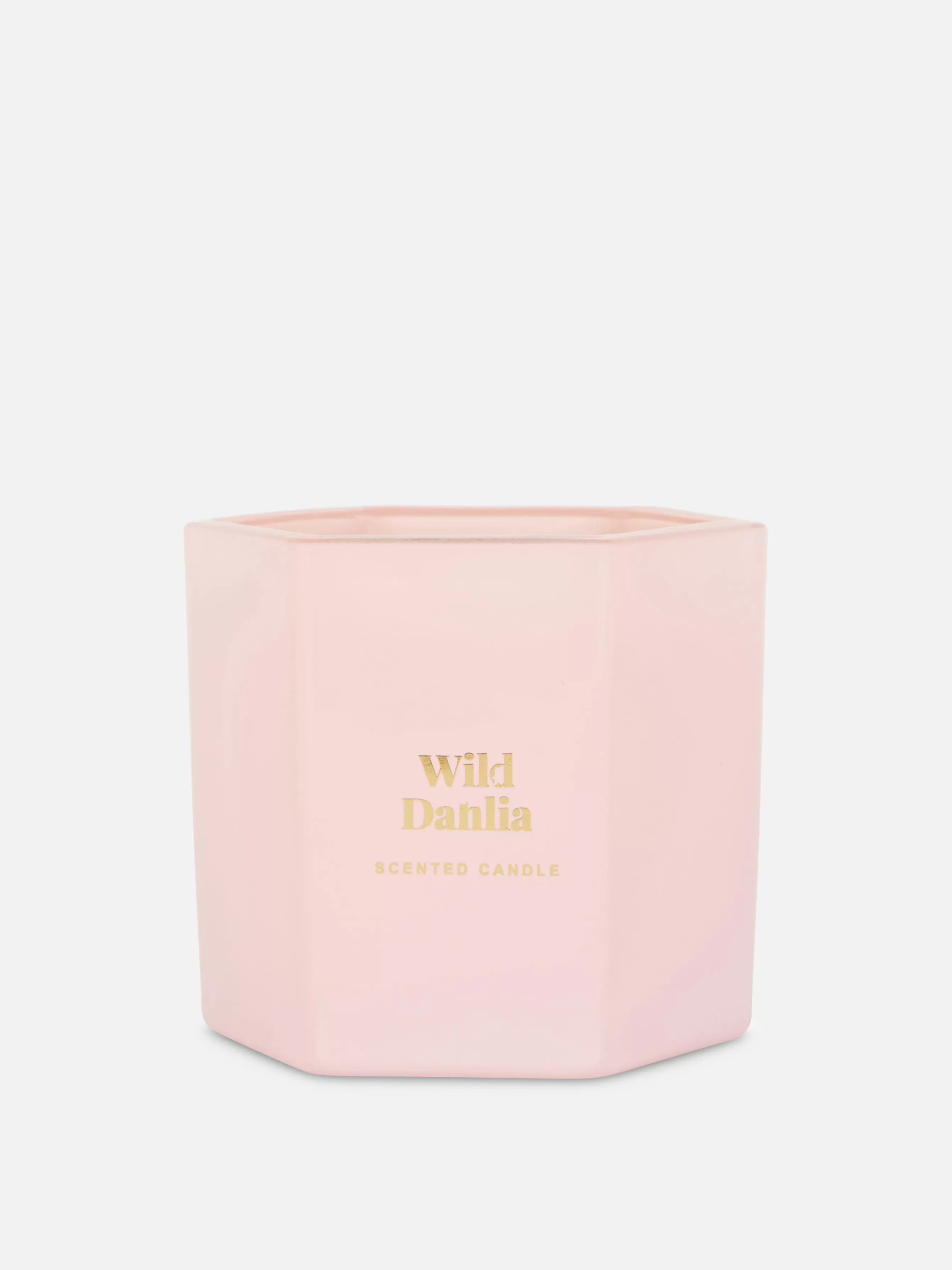 Clearance Primark Bougie Votive Hexagonale Parfumée Rose clair