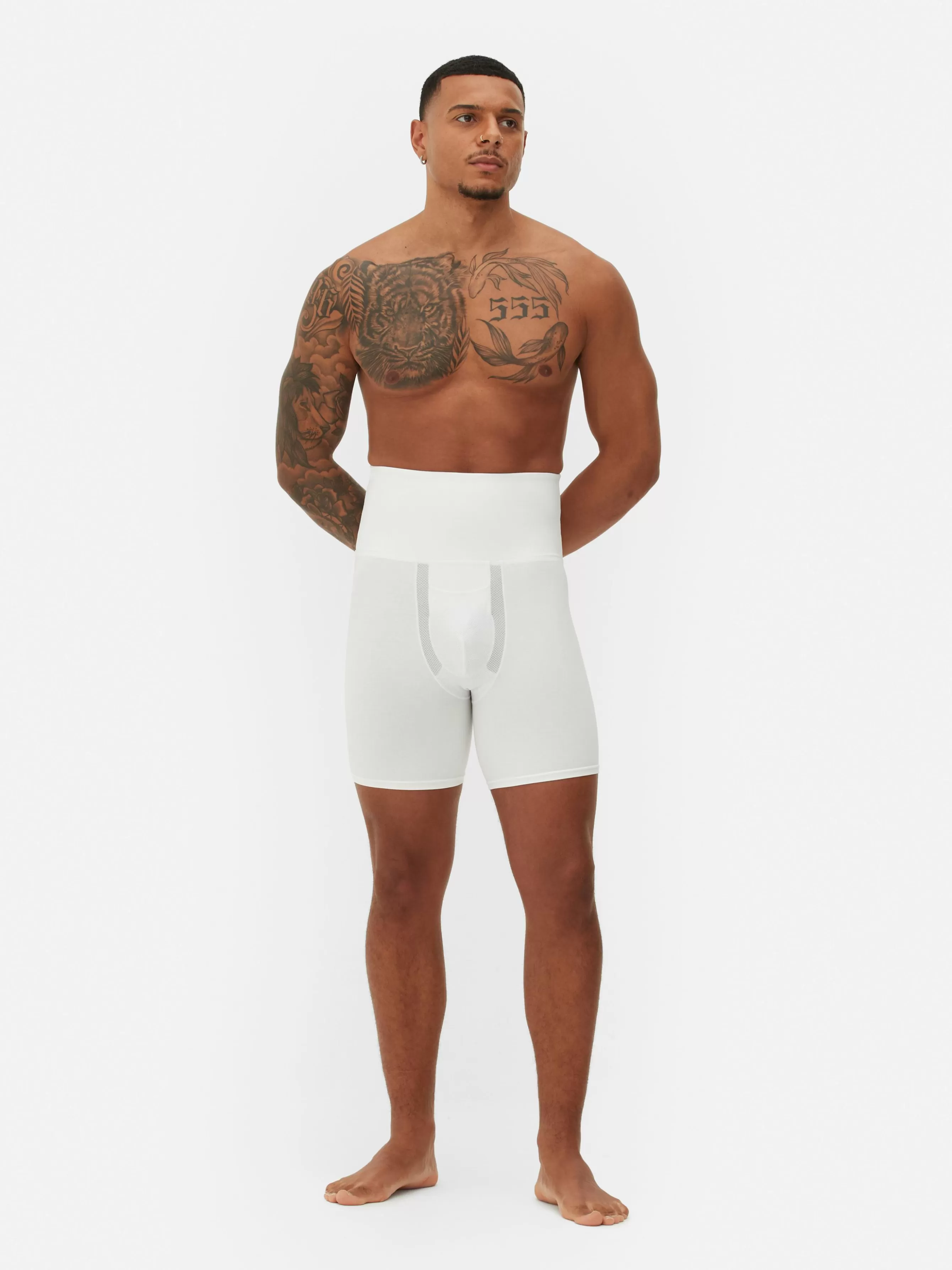 Best Sale Primark Boxer Gainant Taille Haute Blanc