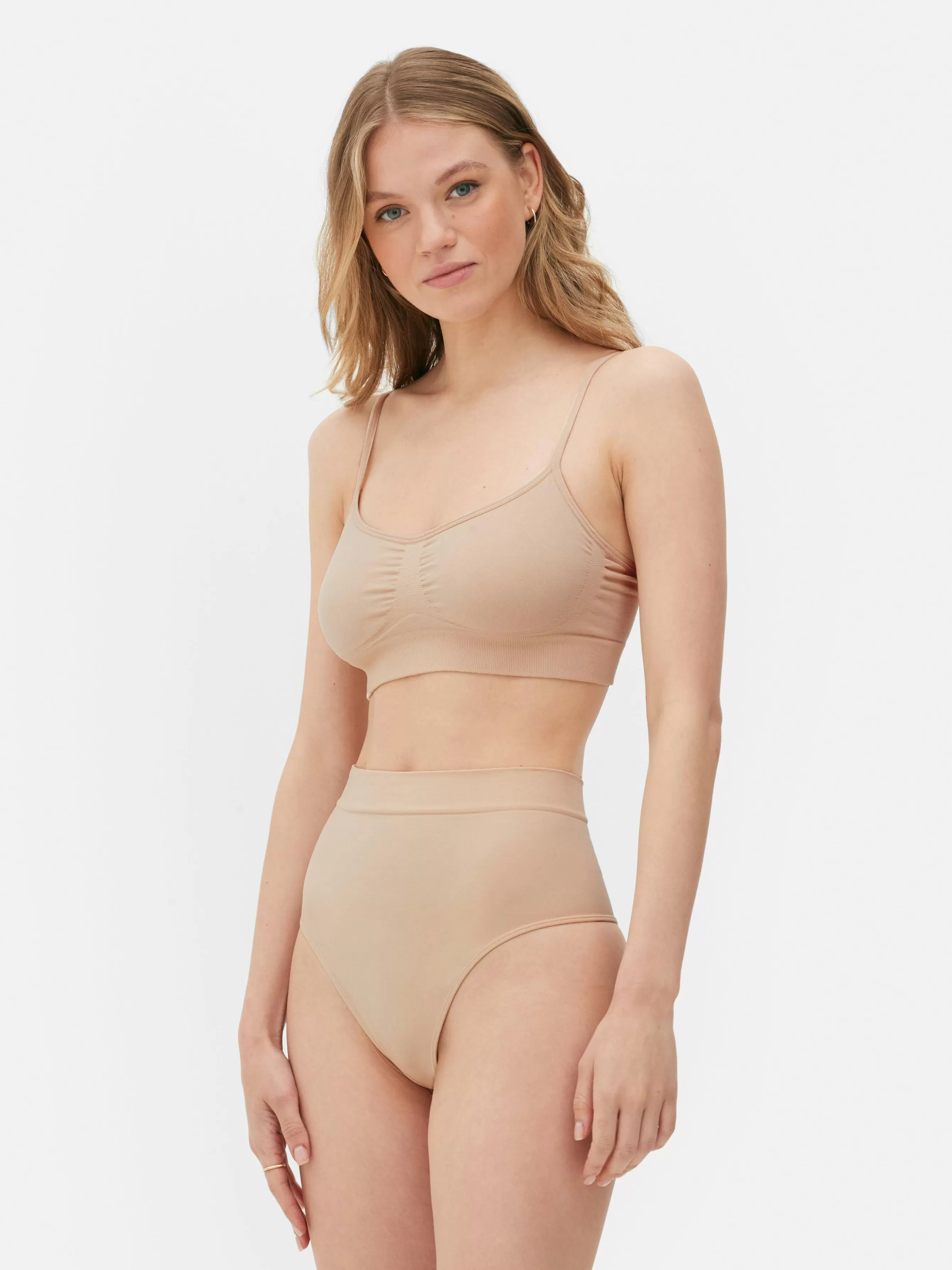 Flash Sale Primark Brassière Gainante Sculptante Sans Coutures Taupe