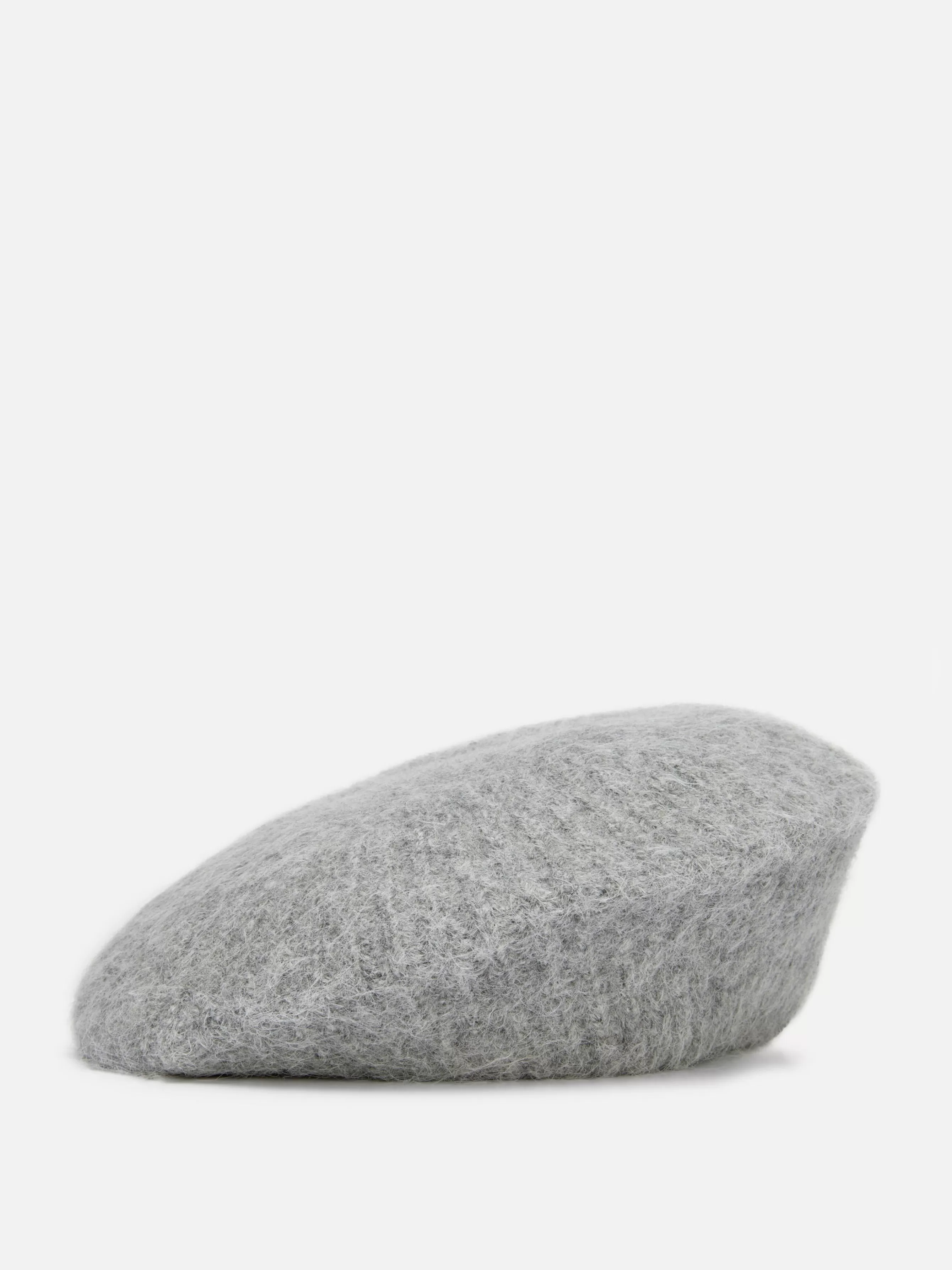 Shop Primark Béret En Maille Côtelée Gris