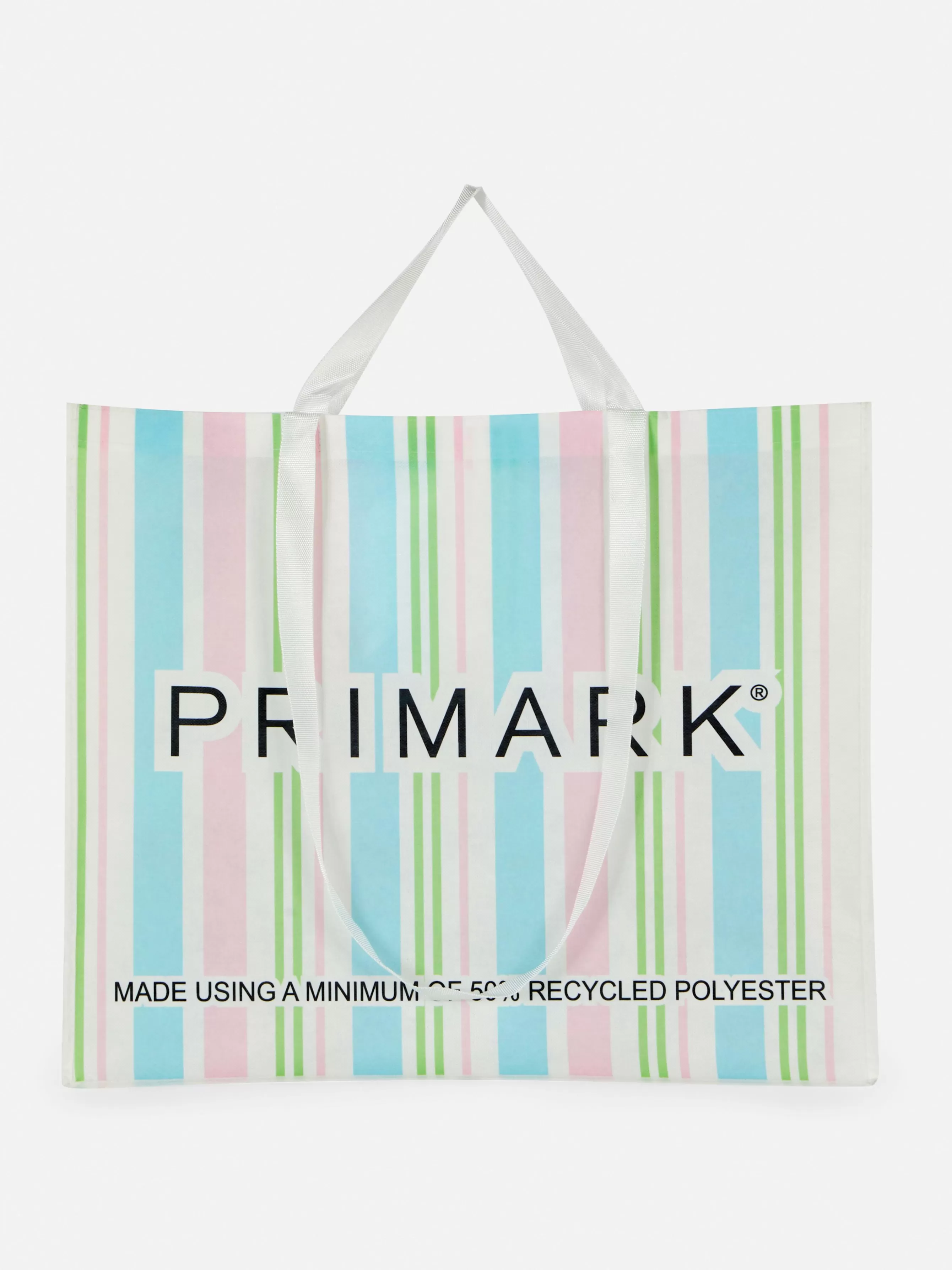 Cheap Primark Cabas XL à Imprimé Rayé Multicolore