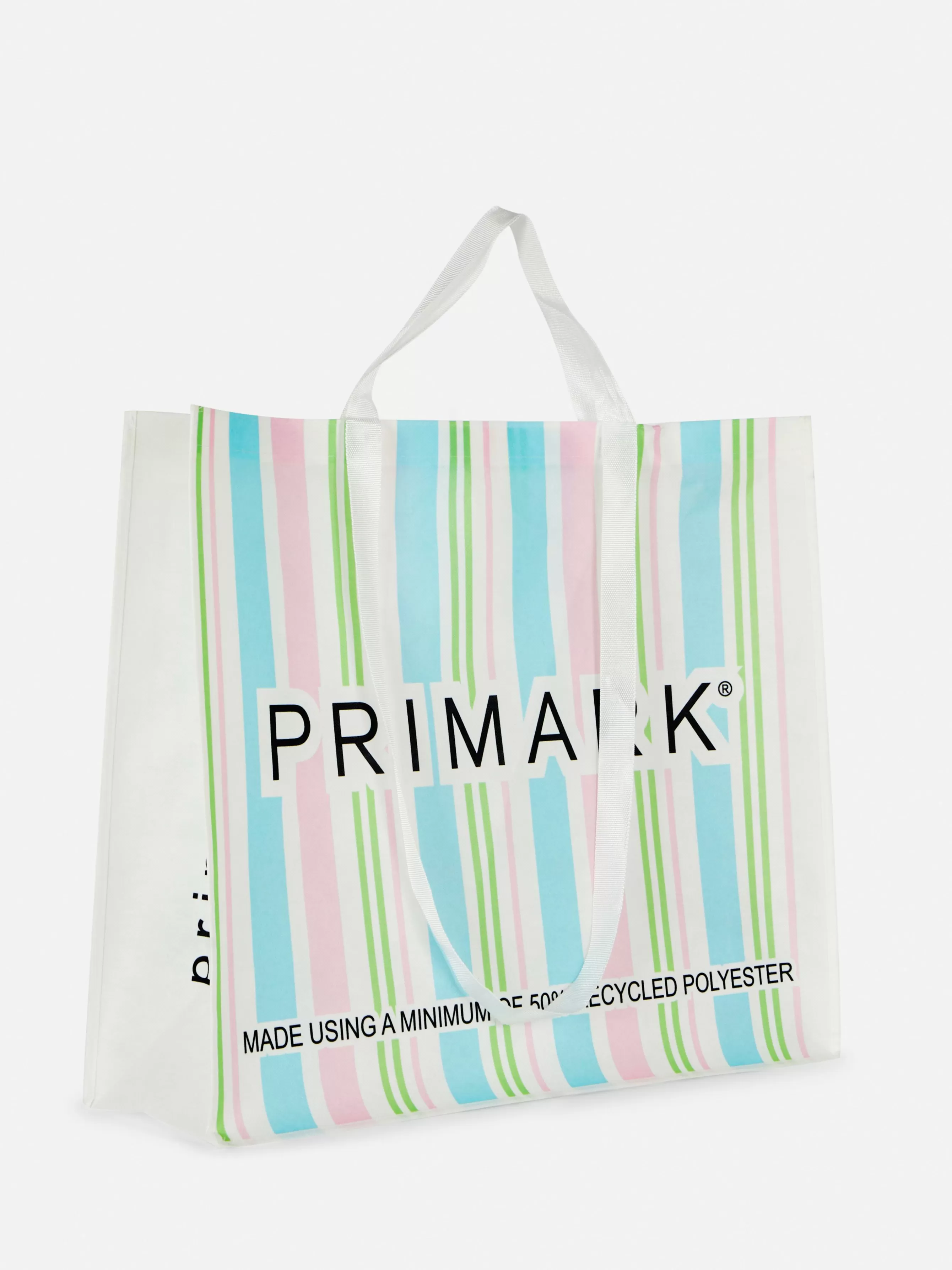 Cheap Primark Cabas XL à Imprimé Rayé Multicolore