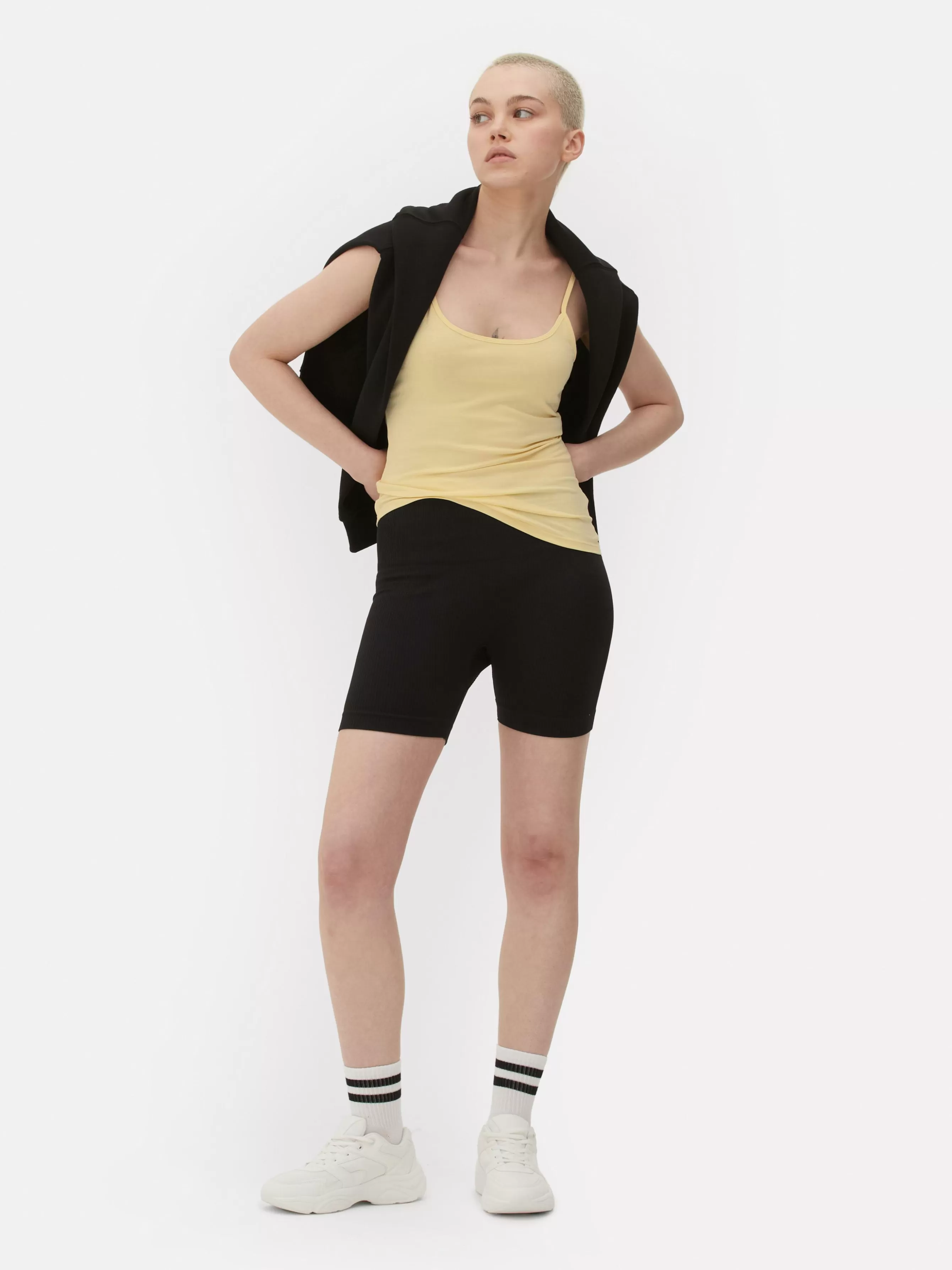 Sale Primark Caraco Stretch Essential Jaune