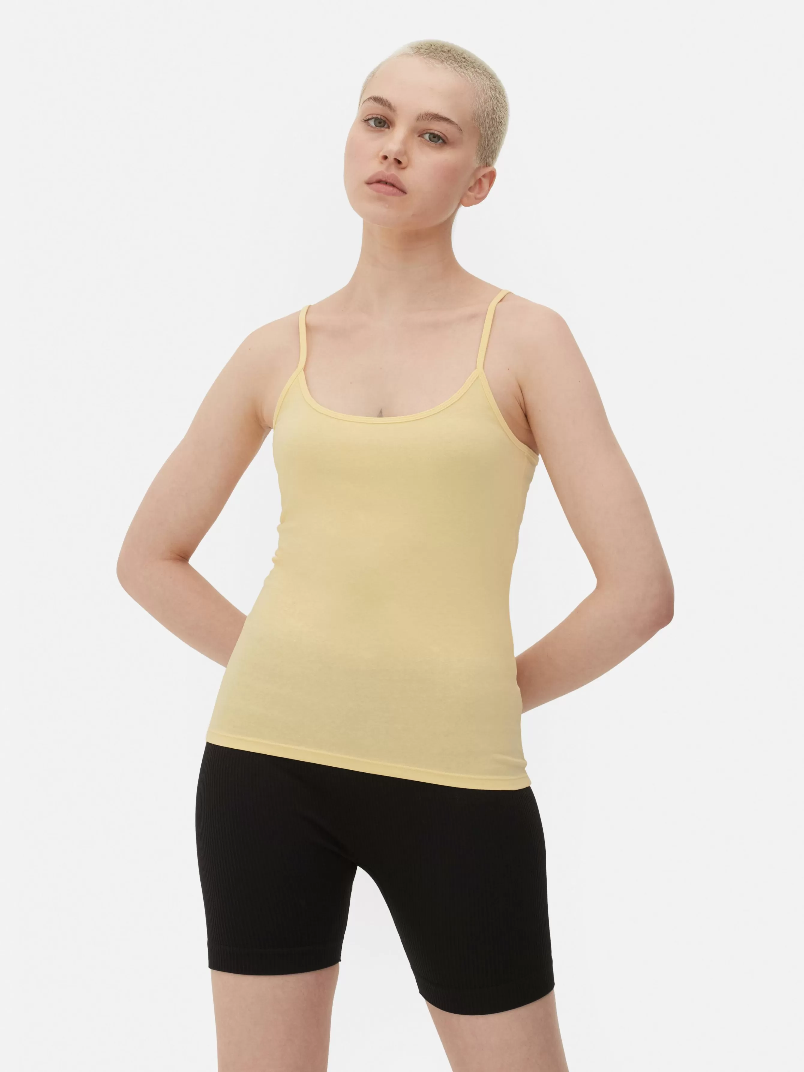 Sale Primark Caraco Stretch Essential Jaune