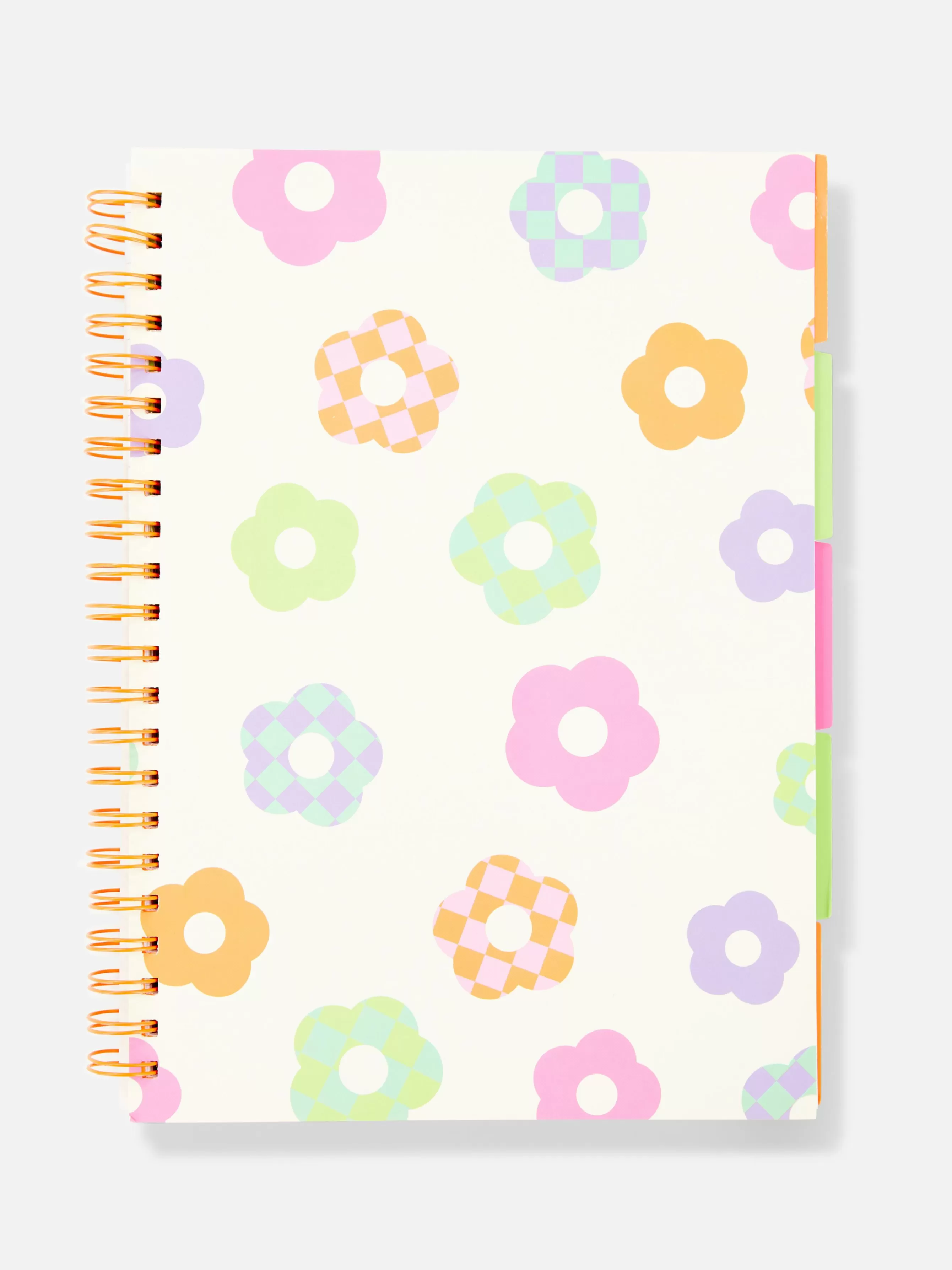 Clearance Primark Carnet A4 à Motif Marguerite Multicolore