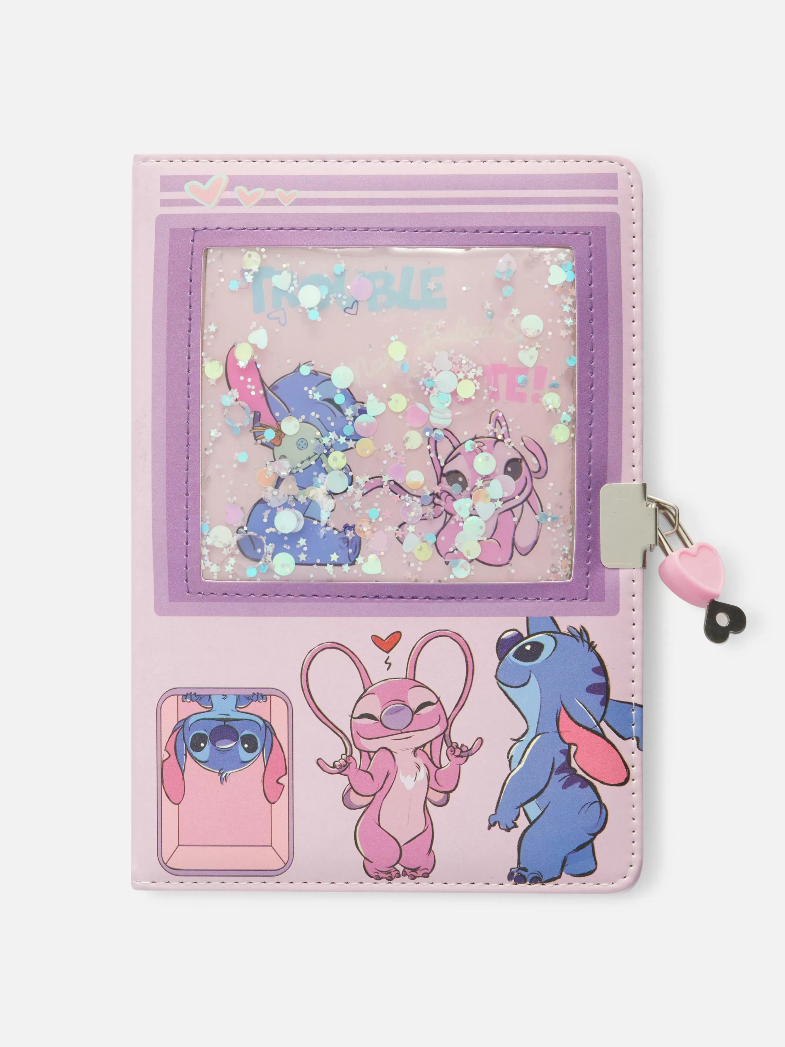 Flash Sale Primark Carnet A5 à Cadenas Disney Stitch Rose