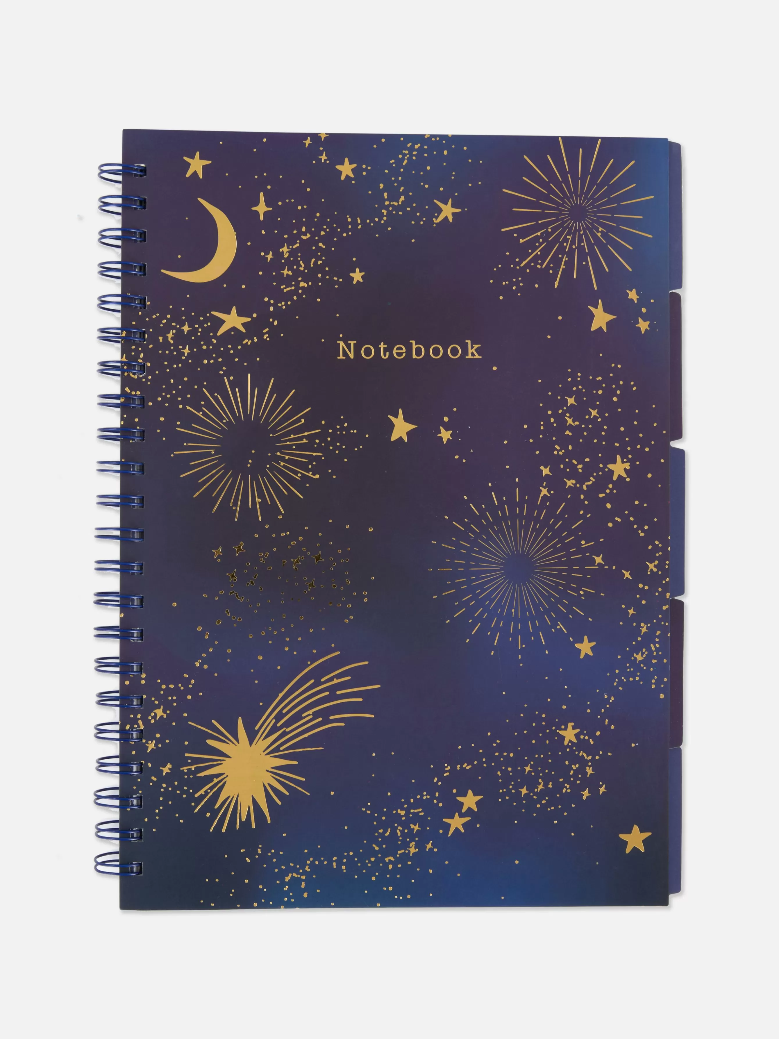 New Primark Carnet A5 à Motif Astrologique Bleu marine