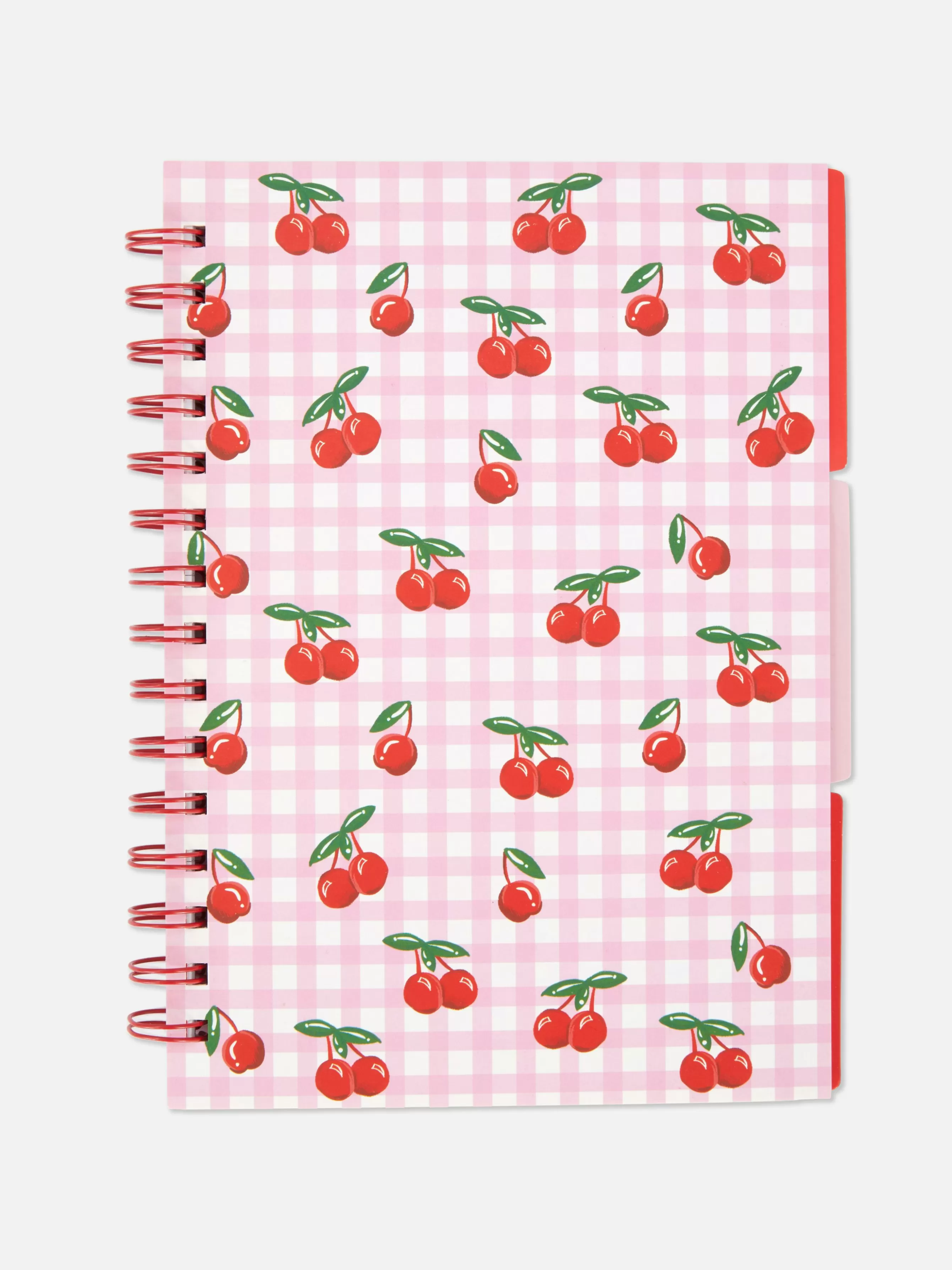 Cheap Primark Carnet A5 à Motif Cerise Rose