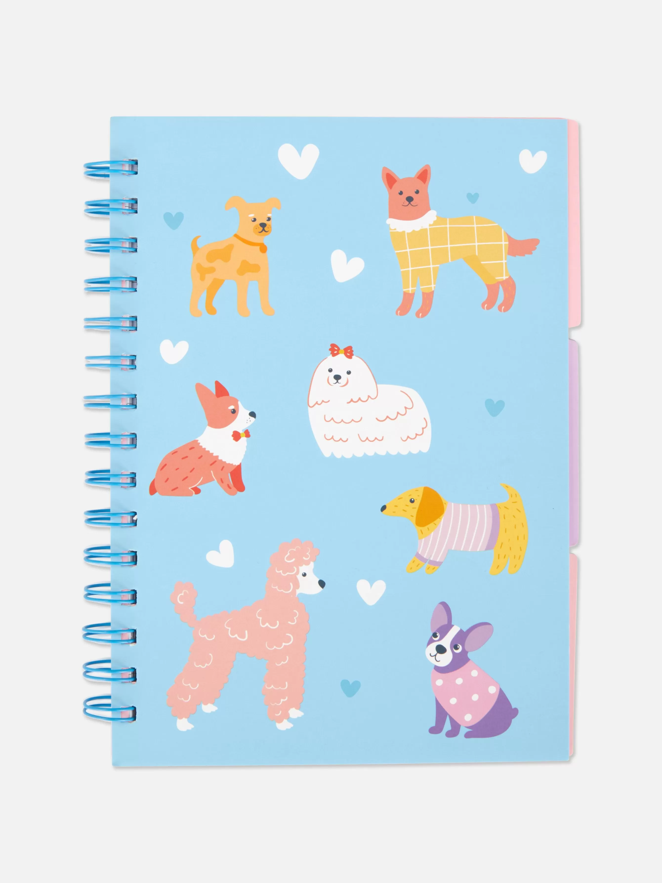 Hot Primark Carnet A5 à Motif Chien Multicolore